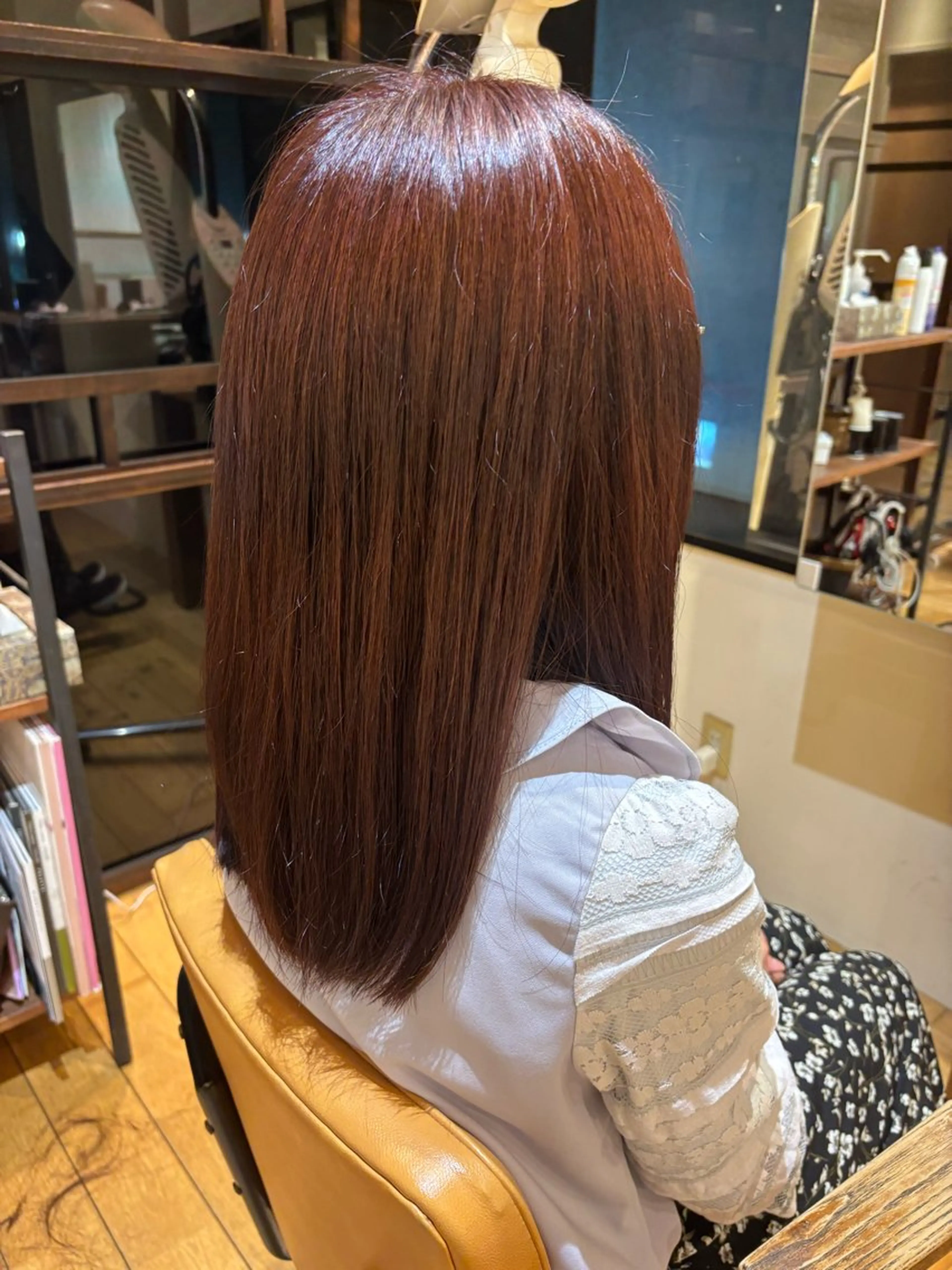 ロング おもだか　がく /横須賀中央のヘアスタイル