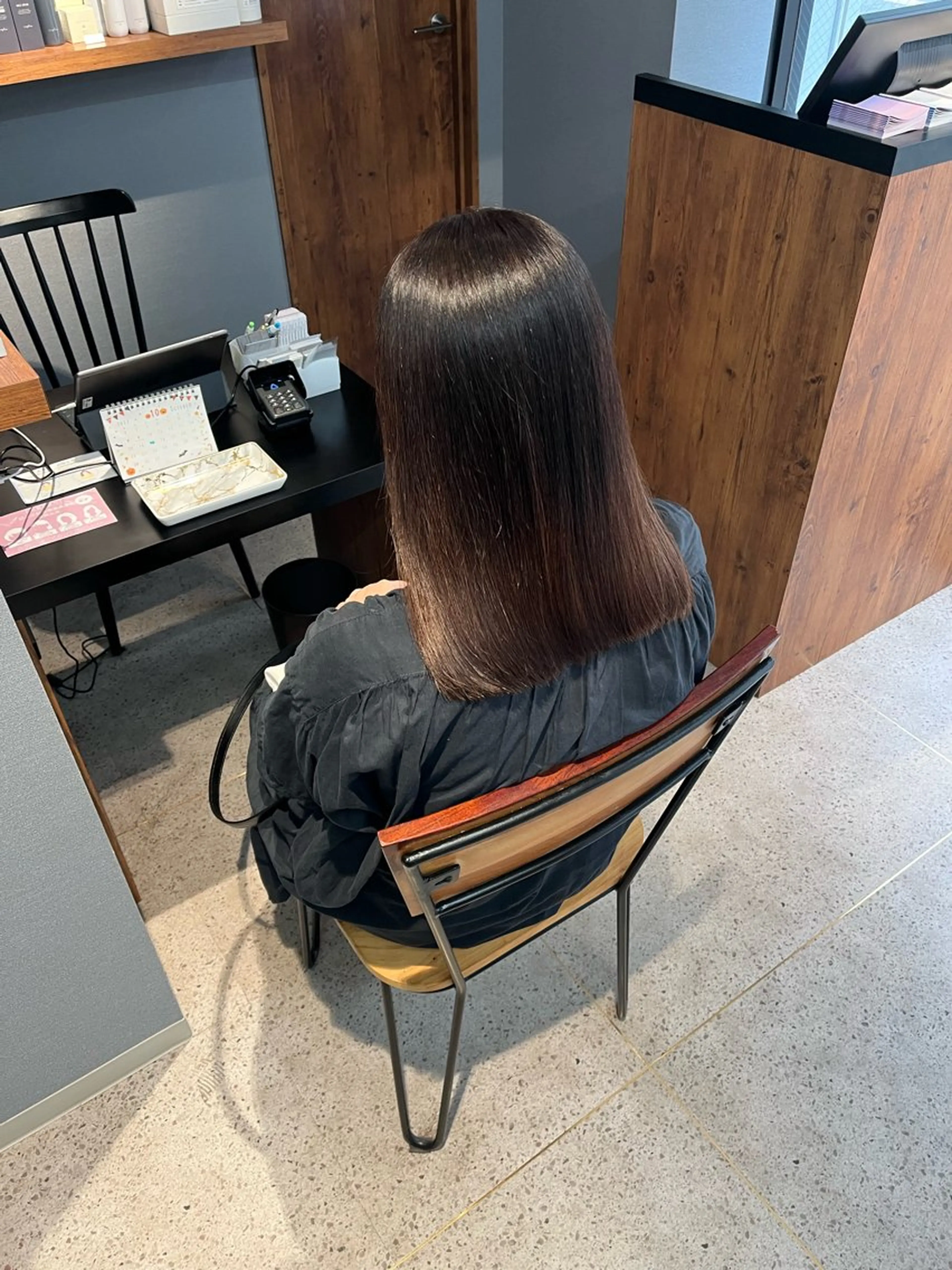 セミロング 髪質改善 縮毛矯正 髪質改善✨/中屋敷 はじめのヘアスタイル