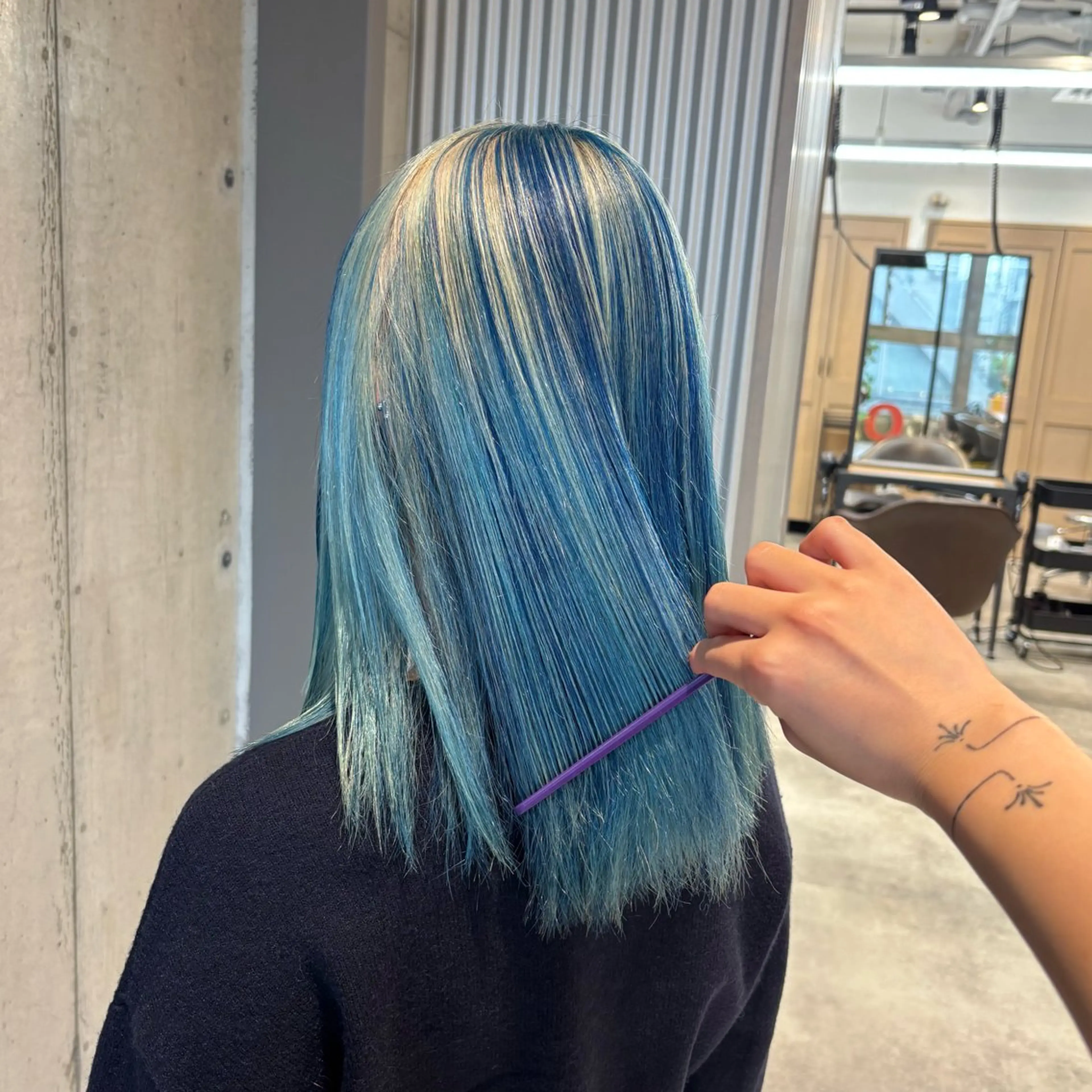 セミロング カラー 🌼透明感/ ハイトーン🌼リオのヘアスタイル