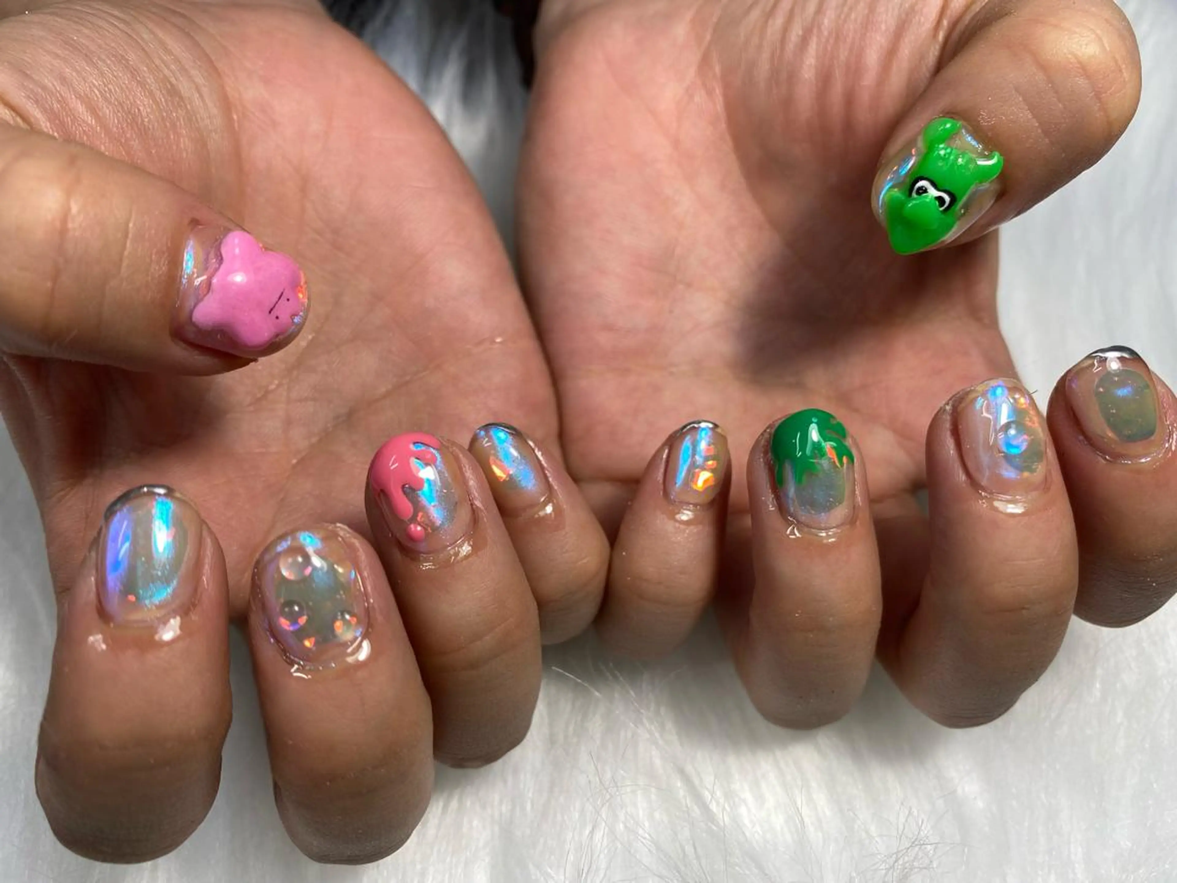 ネイル ハンドネイル Mana‪ ‪·͜· ❤︎‬のネイルデザイン