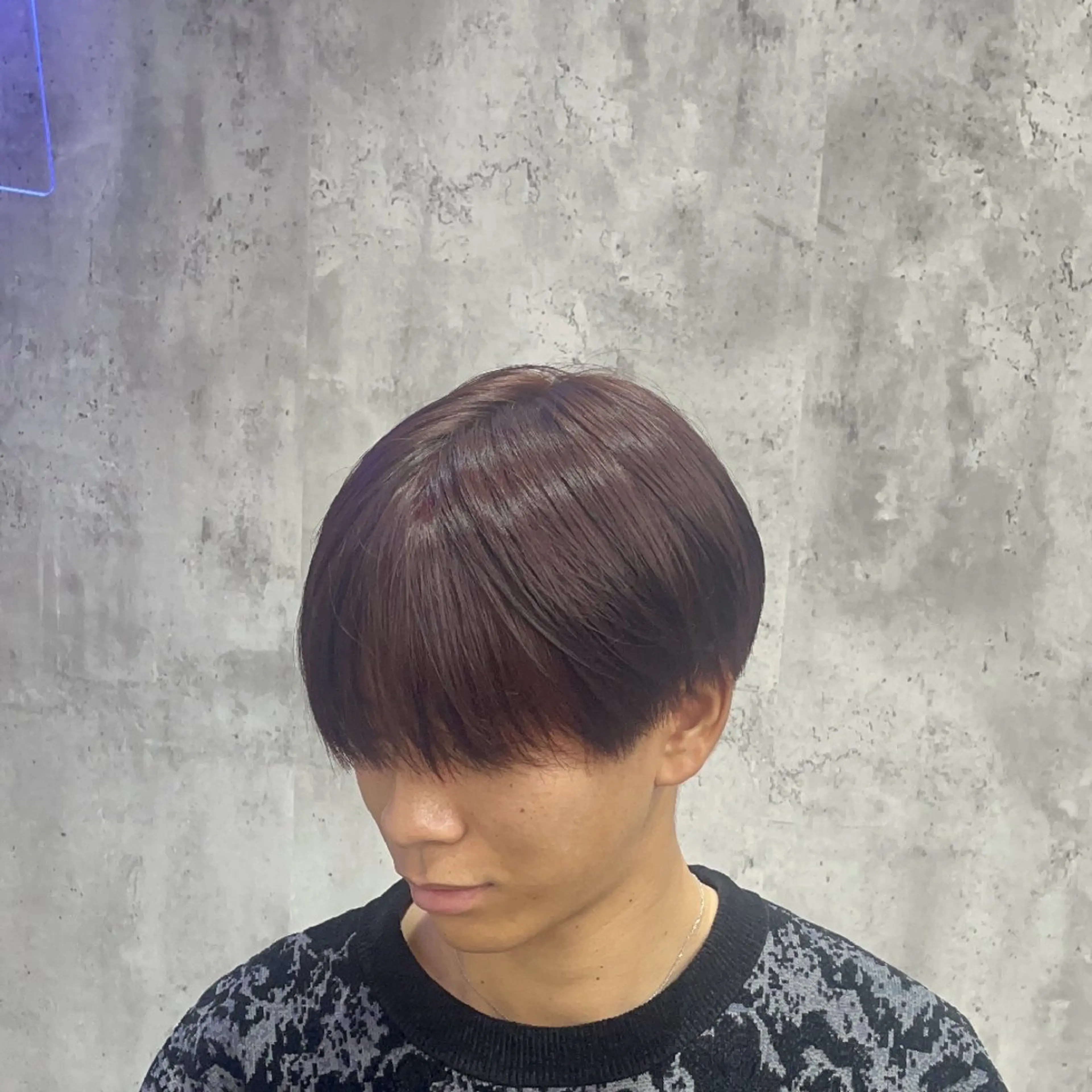 カラー 🇰🇷ダウンパーマ 毛流れヘア🪽藤原のヘアスタイル