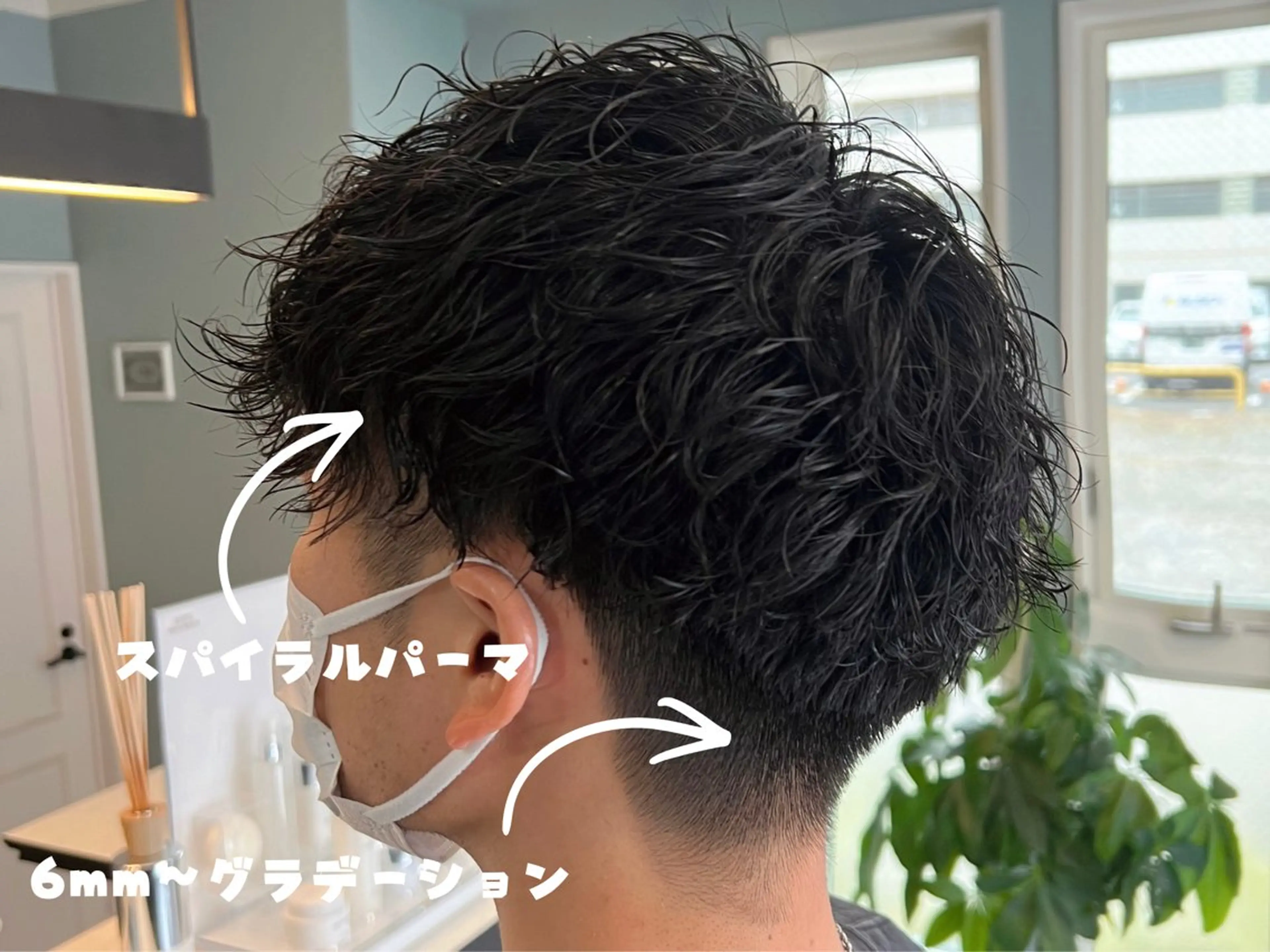 ミディアム パーマ メンズ G's ヒロキのヘアスタイル