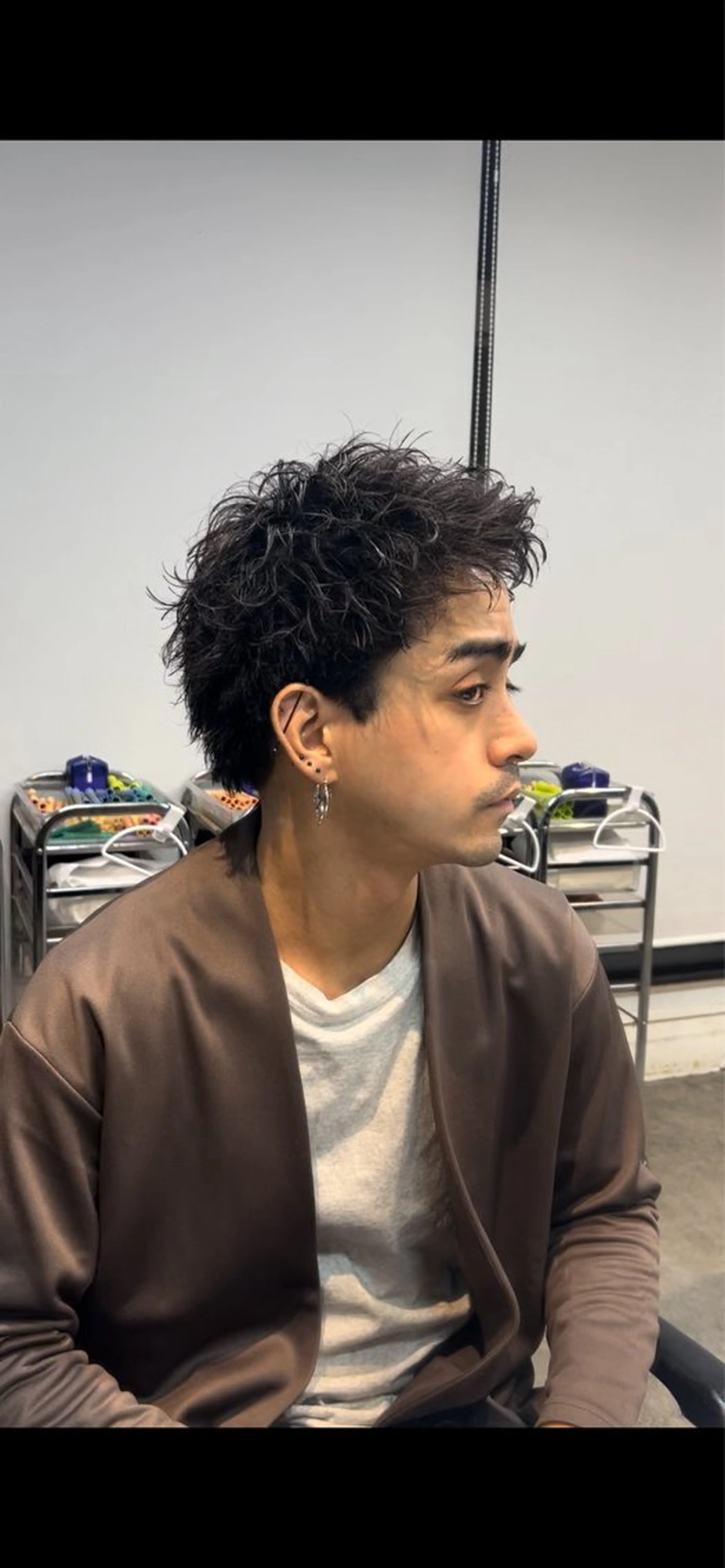 パーマ 原宿波巻きスパイラル パーマTOSHIのヘアスタイル