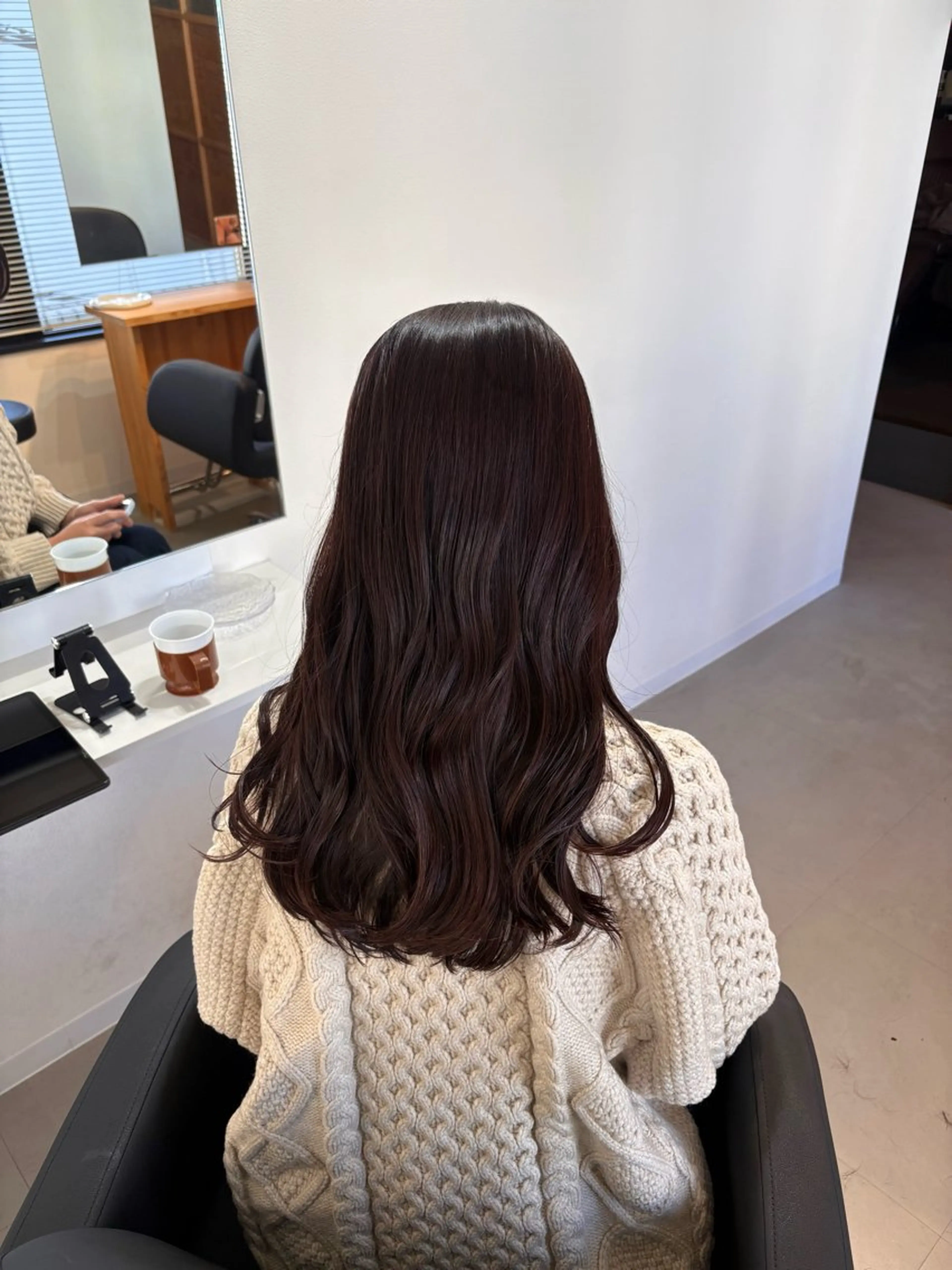 セミロング カット ヘアカラー トリートメント Takane .のヘアスタイル