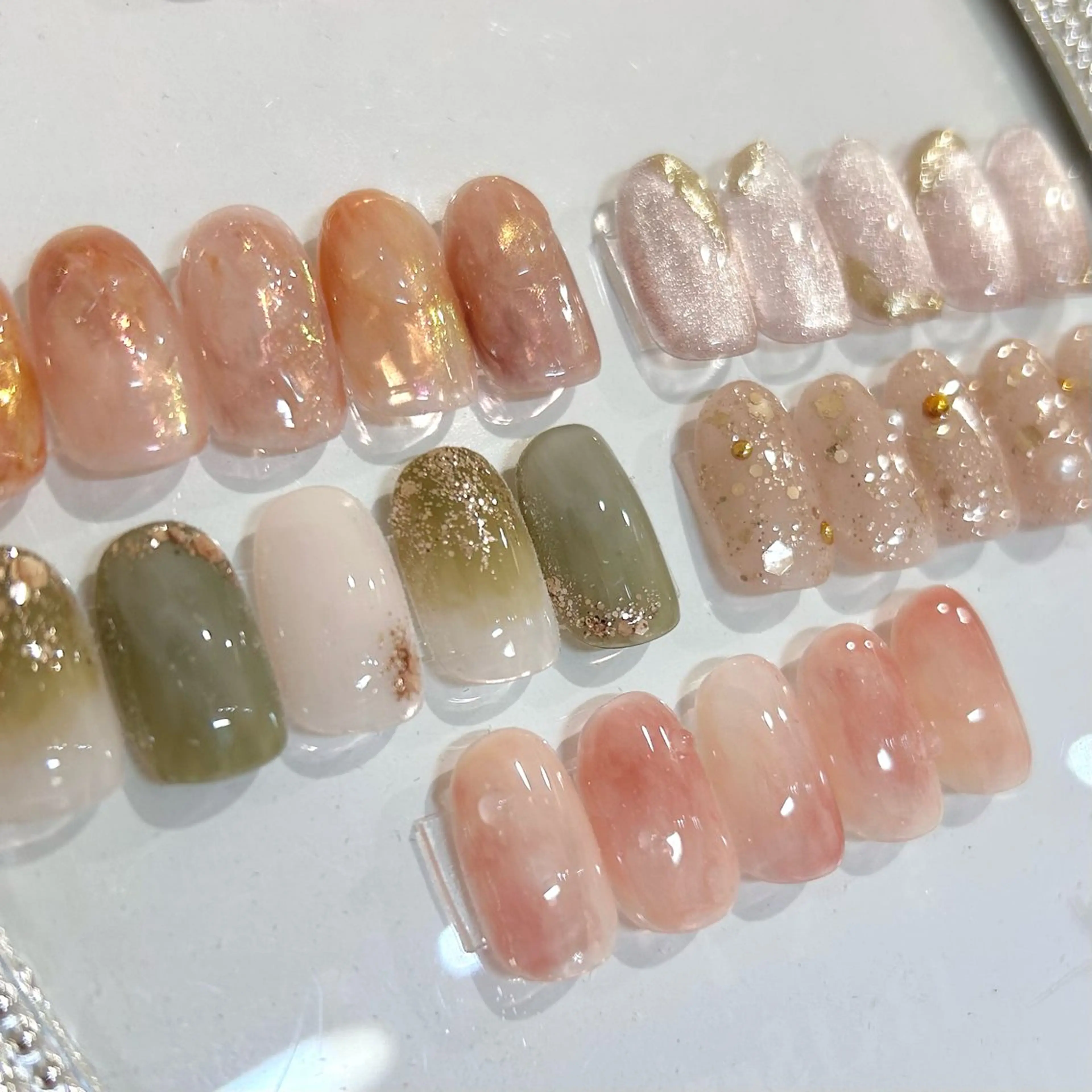 ネイル ニュアンスネイル 🎀チーク/ちゅるん 🫧chisa🎀のネイルデザイン