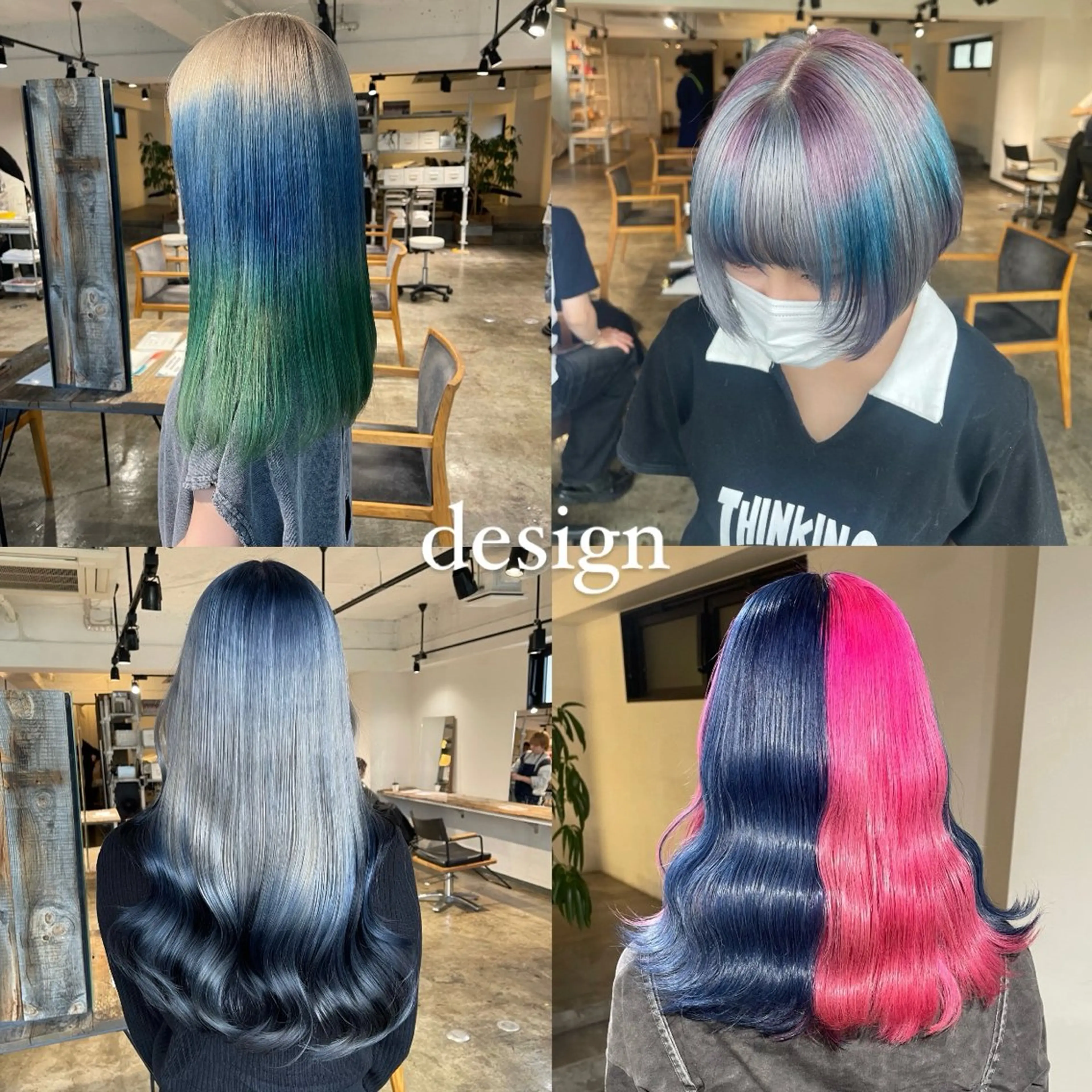 ロング カラー ブリーチ デザインカラー ハイトーンカラー ムラ修正/ ハイトーン💖Riaのヘアスタイル