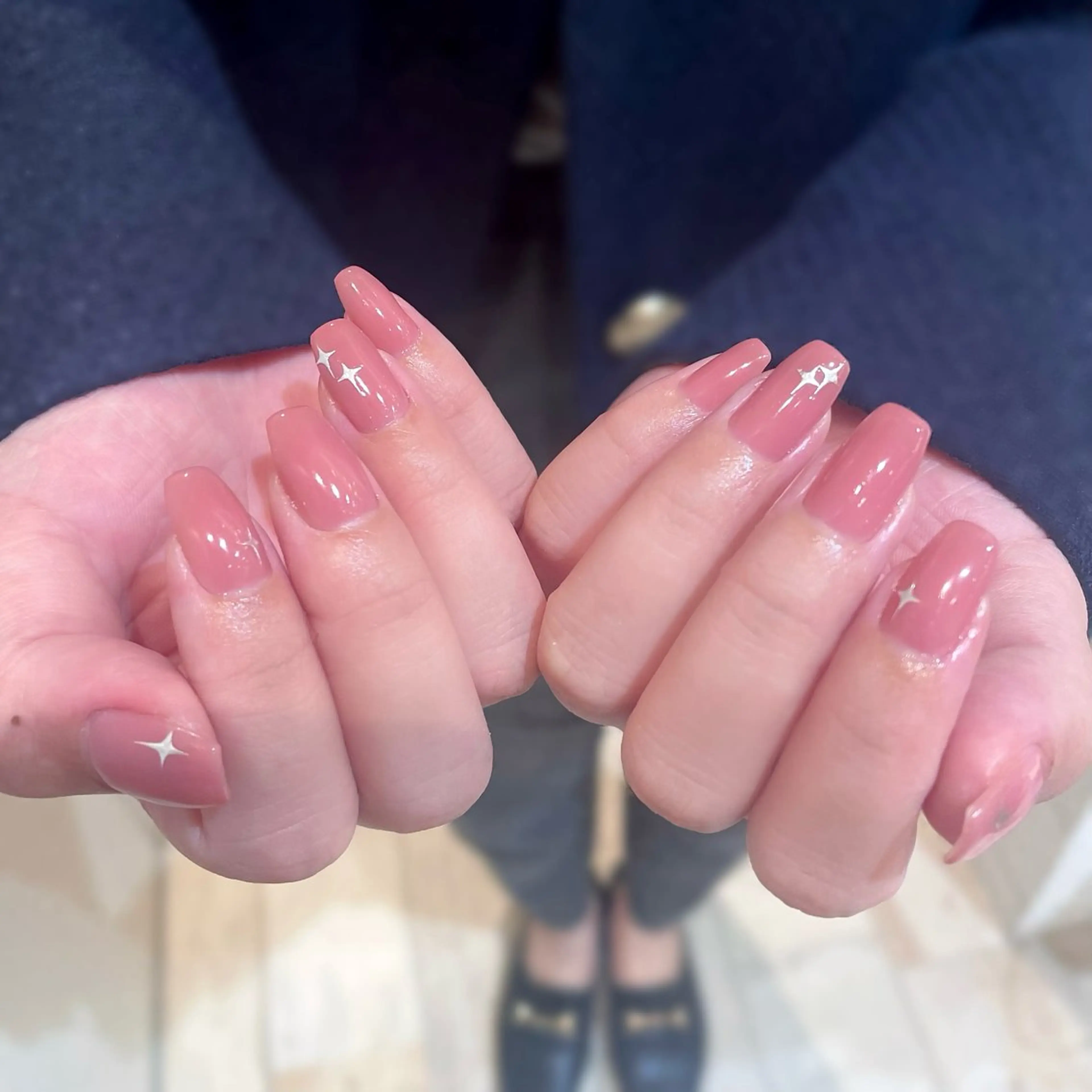 ネイル シンプルネイル ハンドネイル Tsuki🌙/渋谷 /パラジェルのネイルデザイン