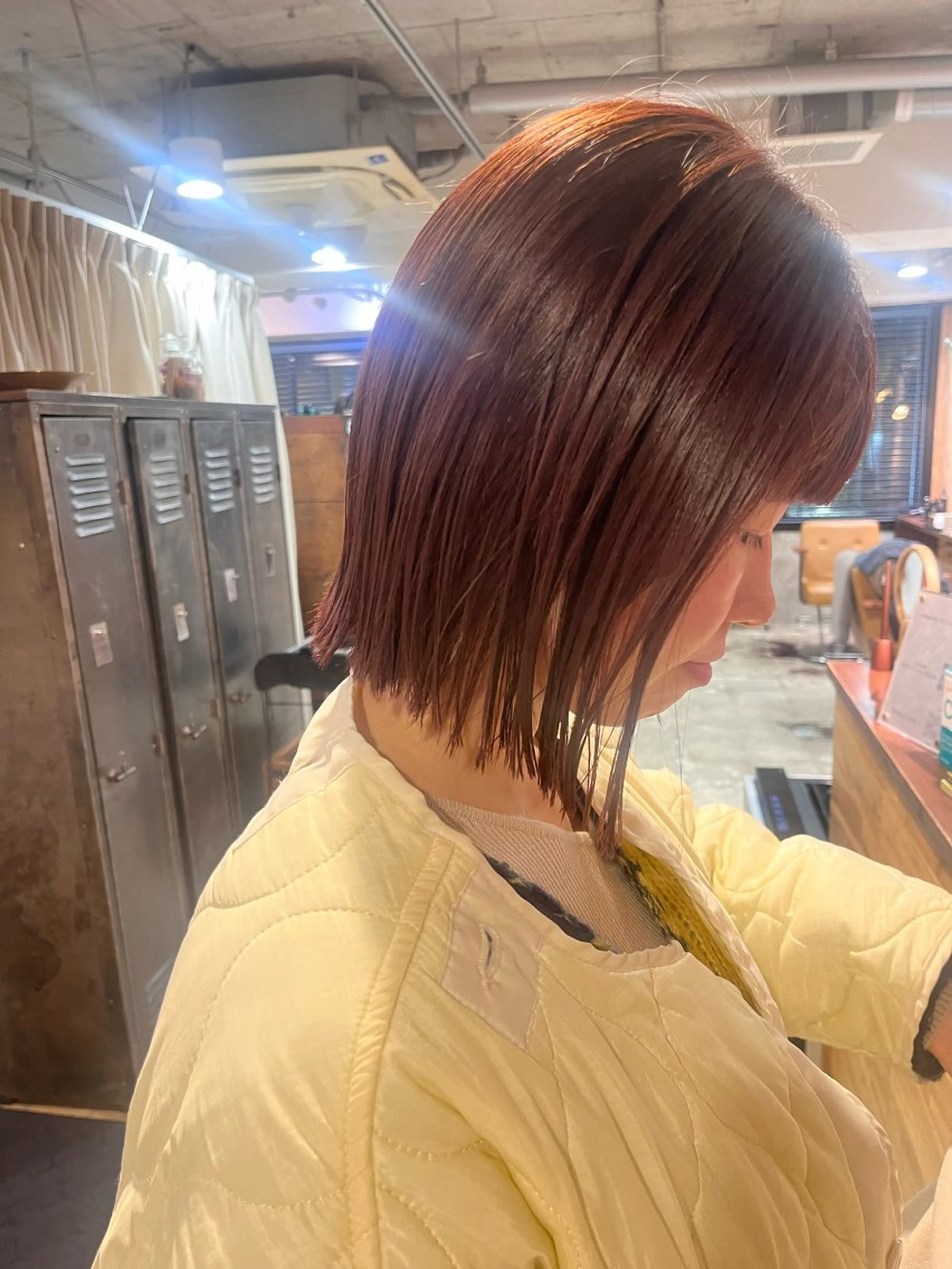 ミディアム カラー ブラウンカラー niche くるみ🩰のヘアスタイル