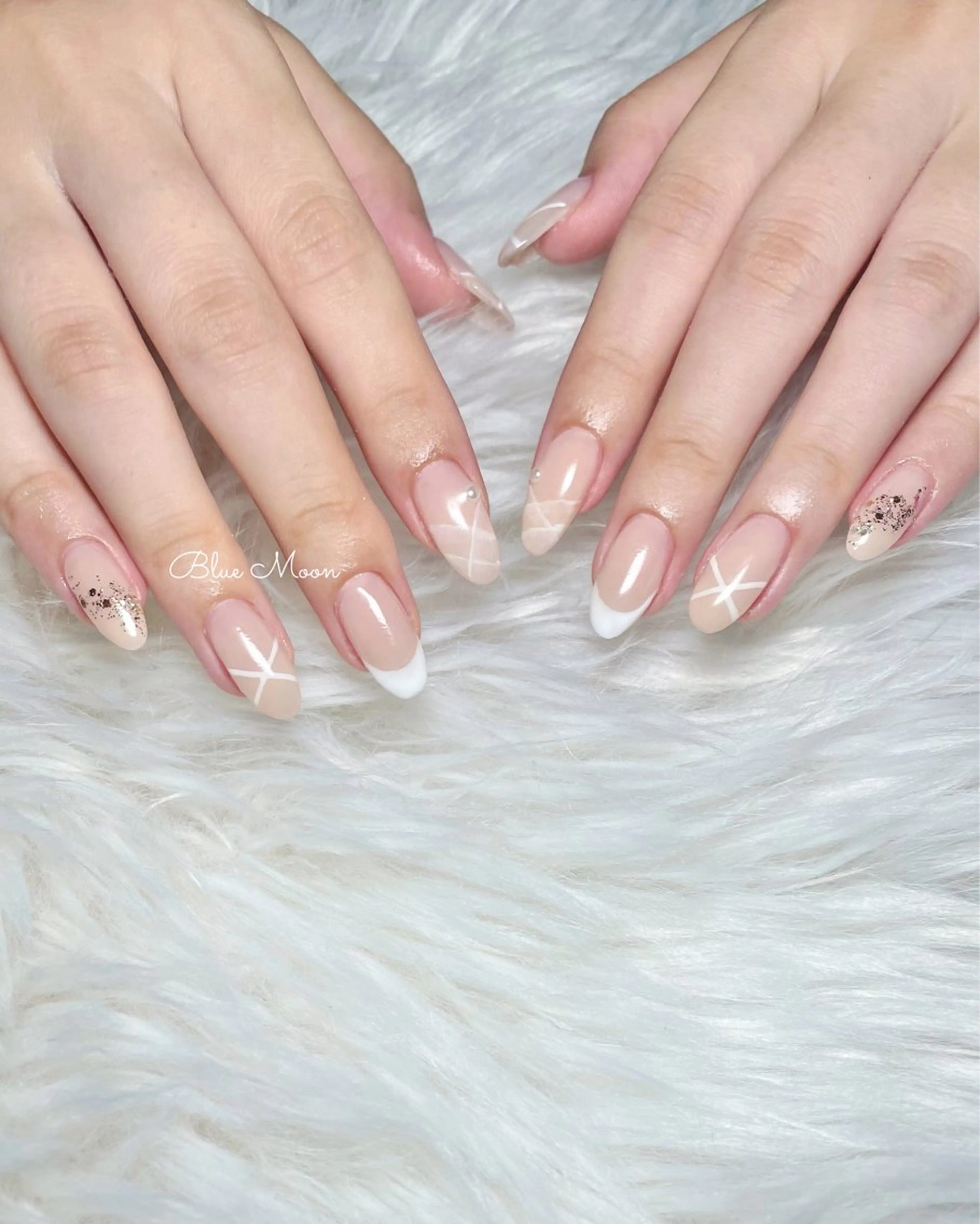 ネイル ハンドネイル フットネイル ハンドケア nail salon Blue Moonのネイルデザイン