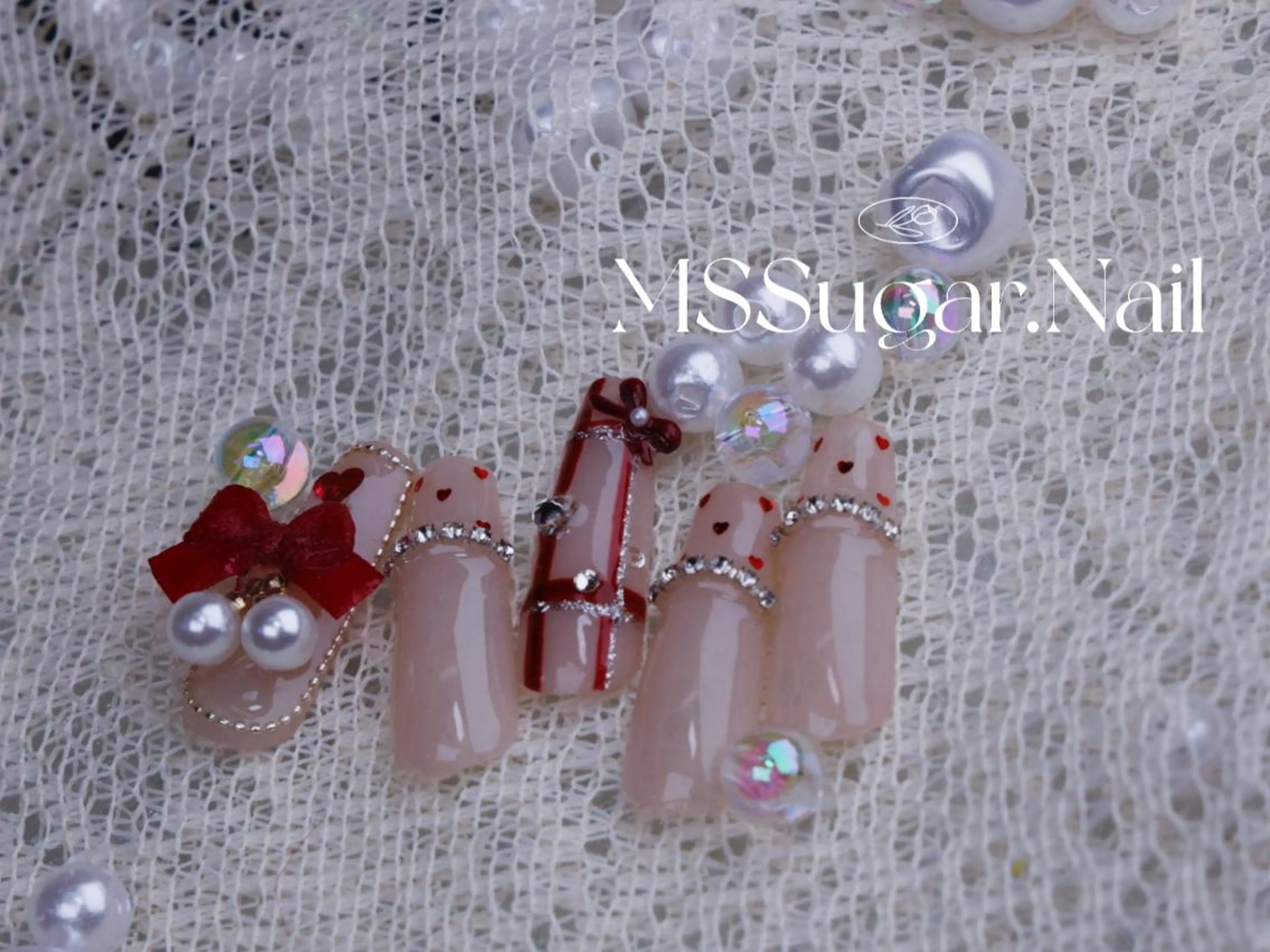 ネイル ハロウィン ロングネイル マグネットネイル スカルプネイル ネイルチップ MSSugar Nailのネイルデザイン