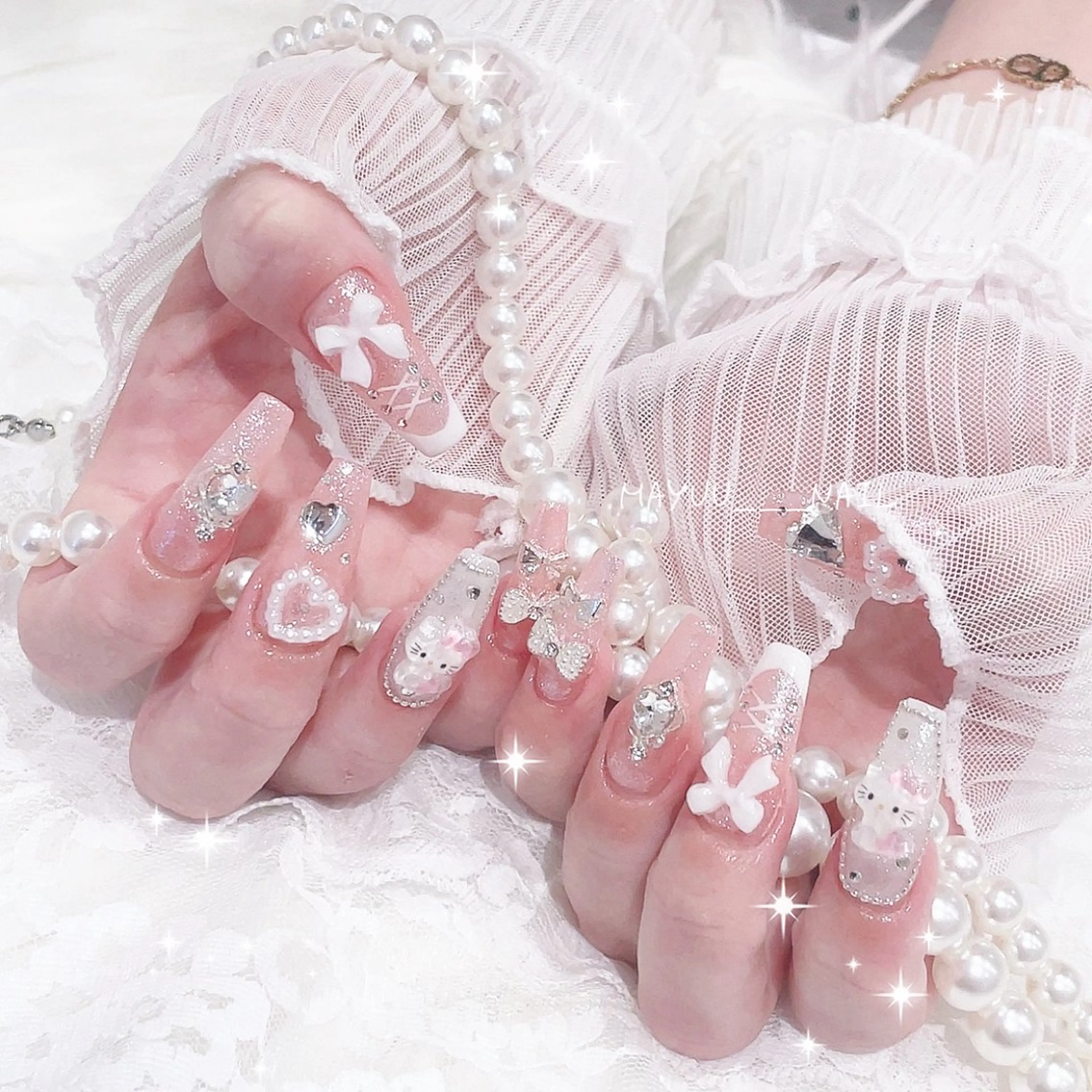 ネイル 🎀 Mayu 🎀痛ネイルのネイルデザイン