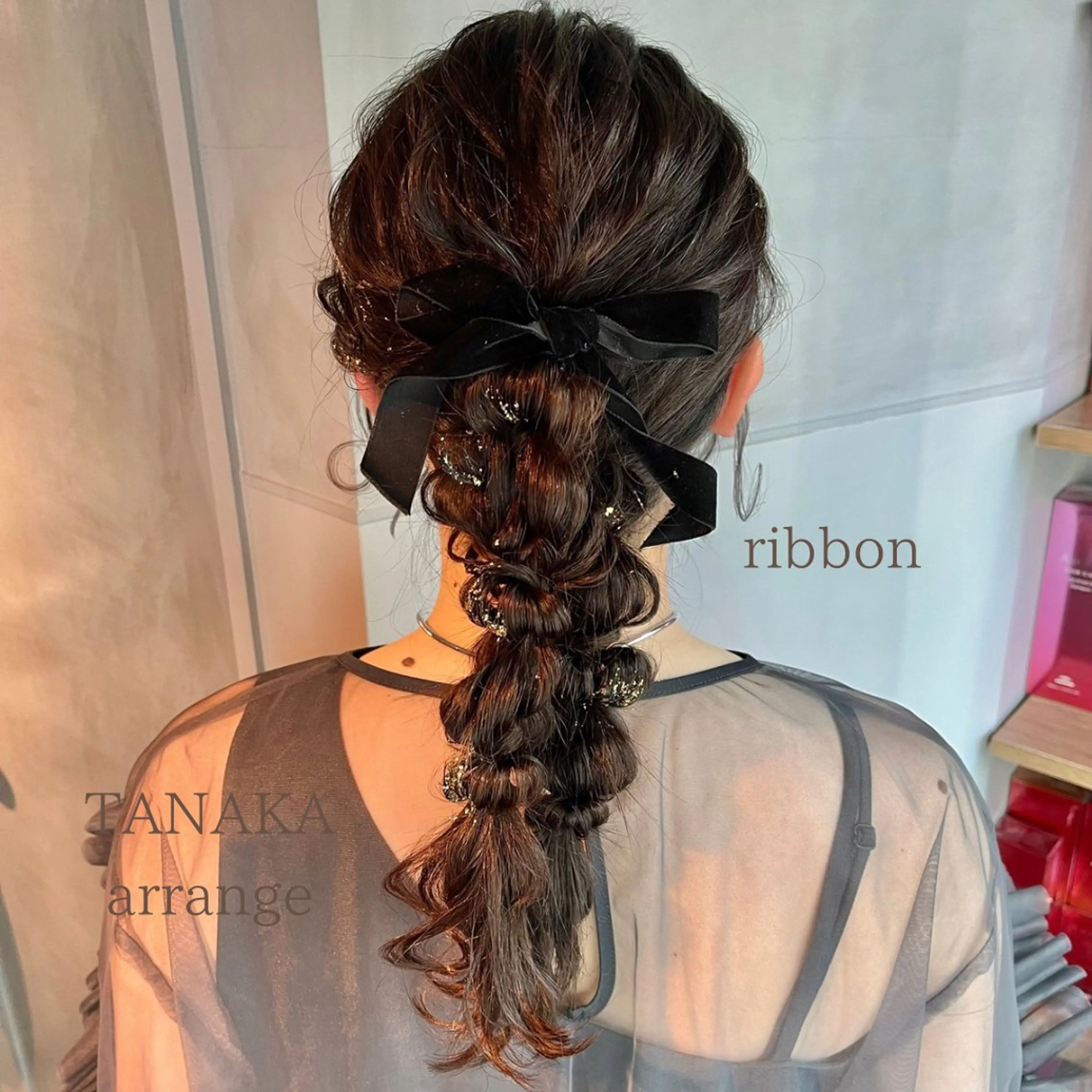 ヘアアレンジ 結婚式・ブライダル 卒業式のヘアスタイル ヘアセット charm《銀座》 ヘアセット/縮毛矯正のヘアスタイル