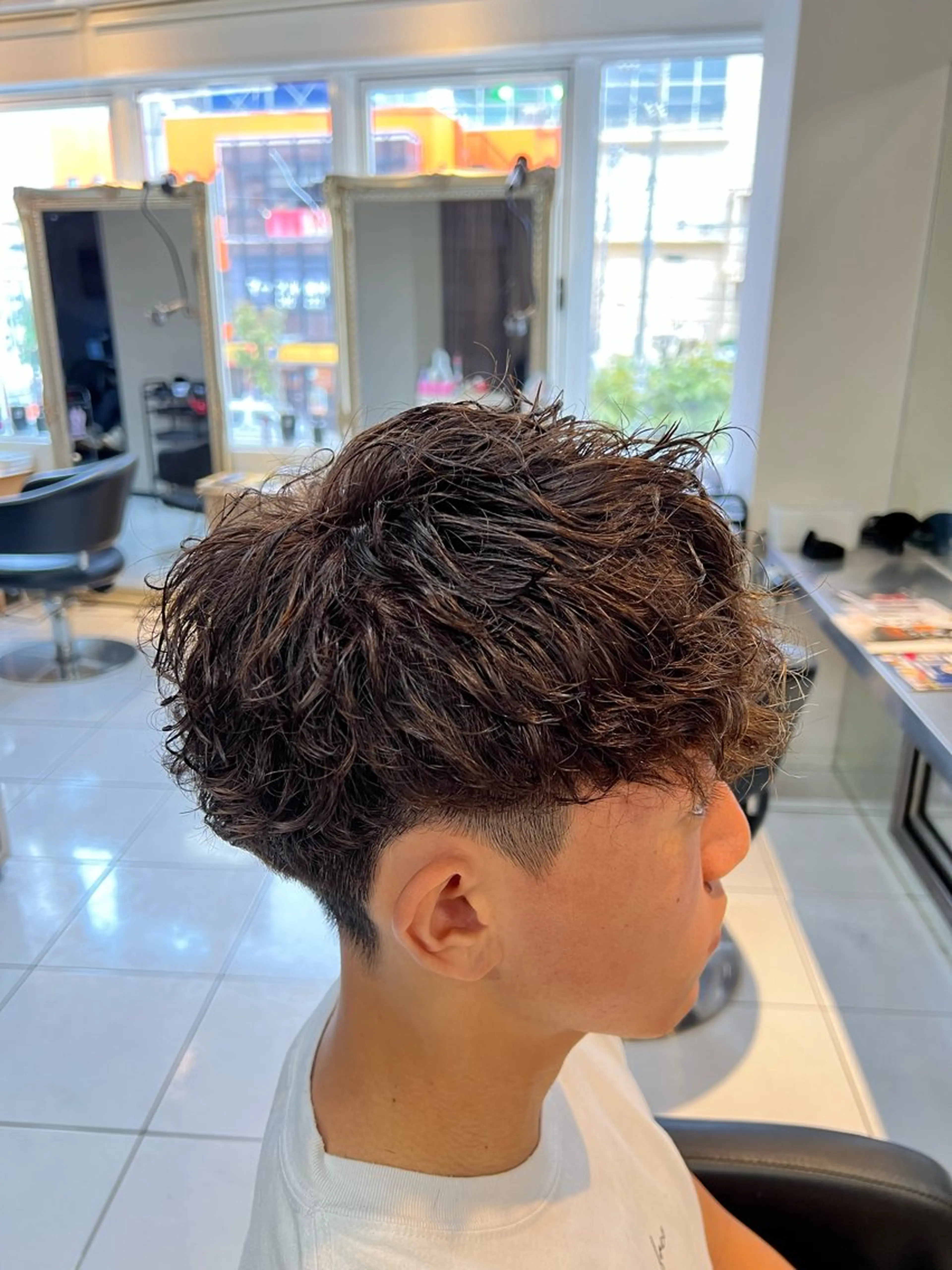 パーマ メンズ カット パーマ パーマ特化美容師 茂木広幸のヘアスタイル