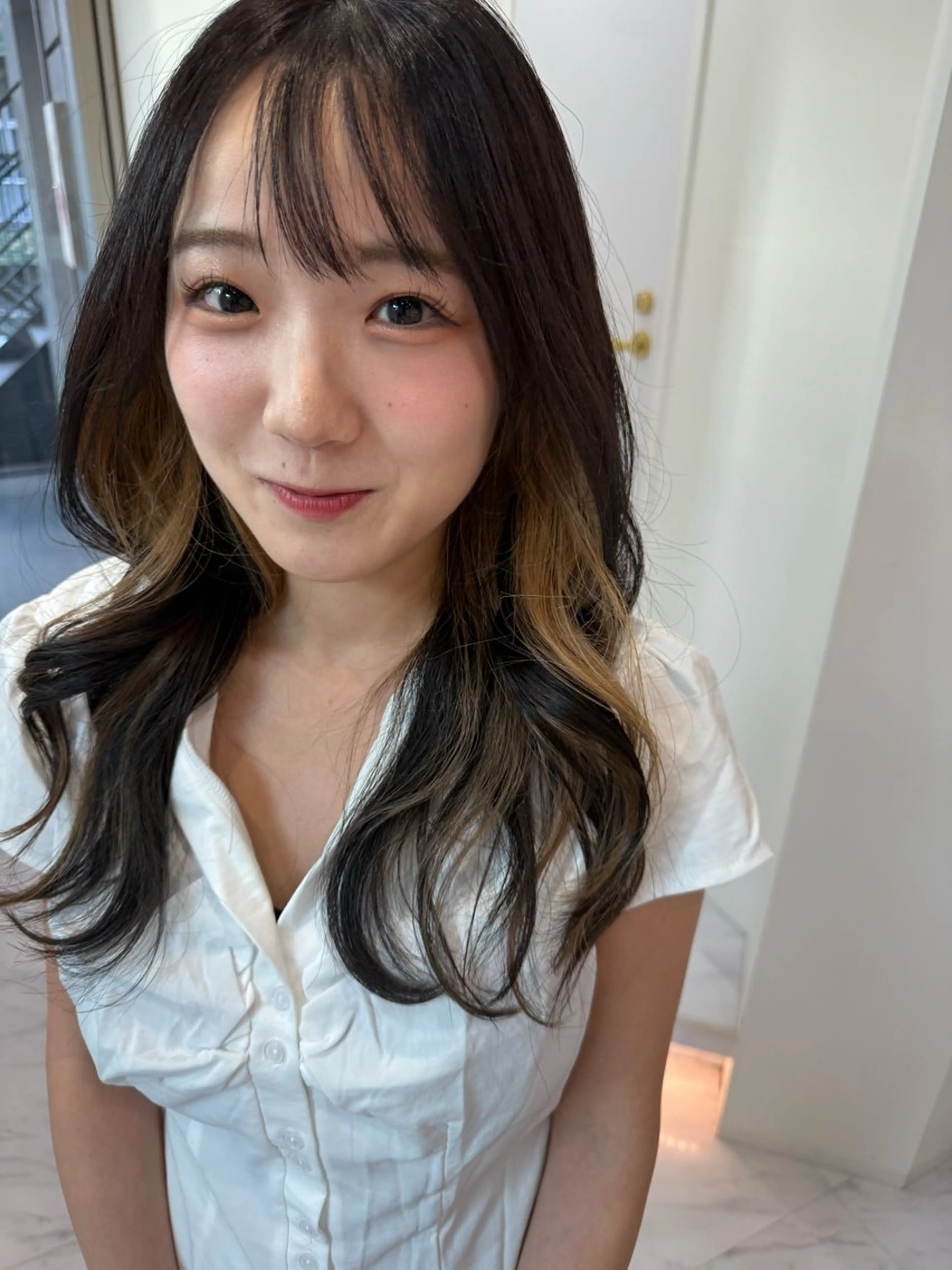 ロング カラー ブリーチ インナーカラー 🌟TOSHI/透明 感カラー/ショートのヘアスタイル