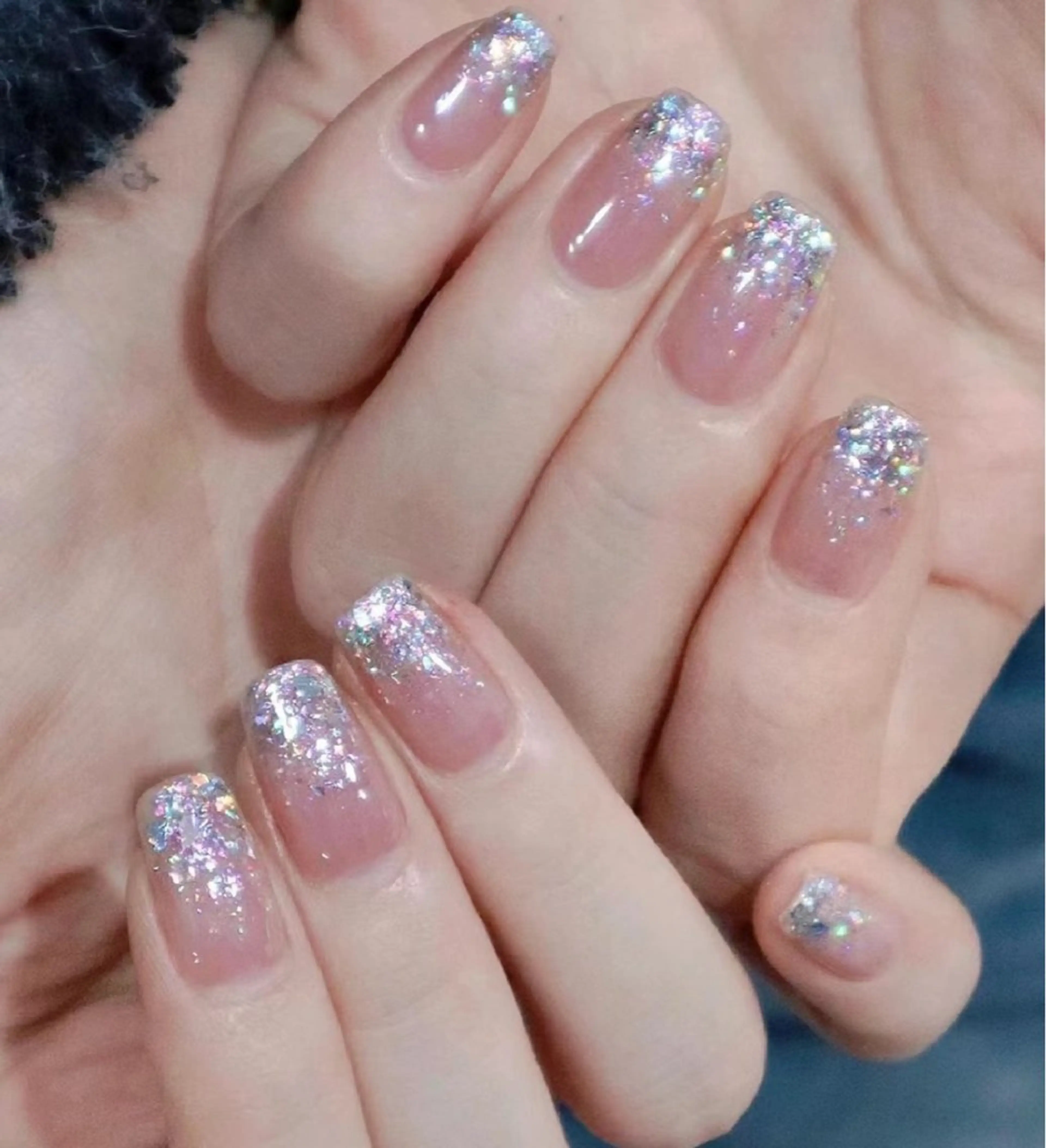 🉐今月限定大人気ラメグラ（ソフトジェルオフ無料）の写真