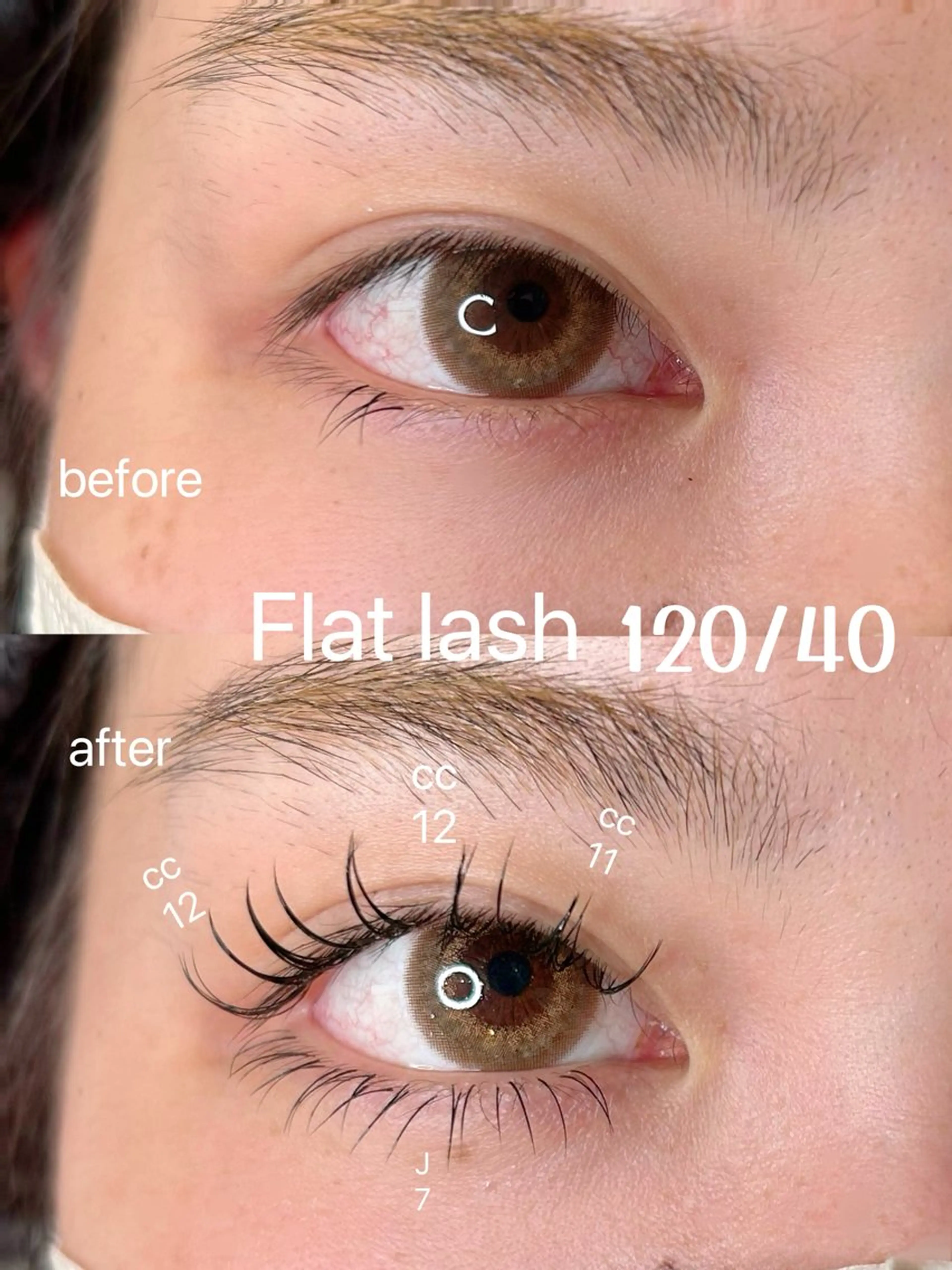 マツエク・マツパ フラットラッシュ マツエク elua eyelashの眉毛・アイブロウイメージ