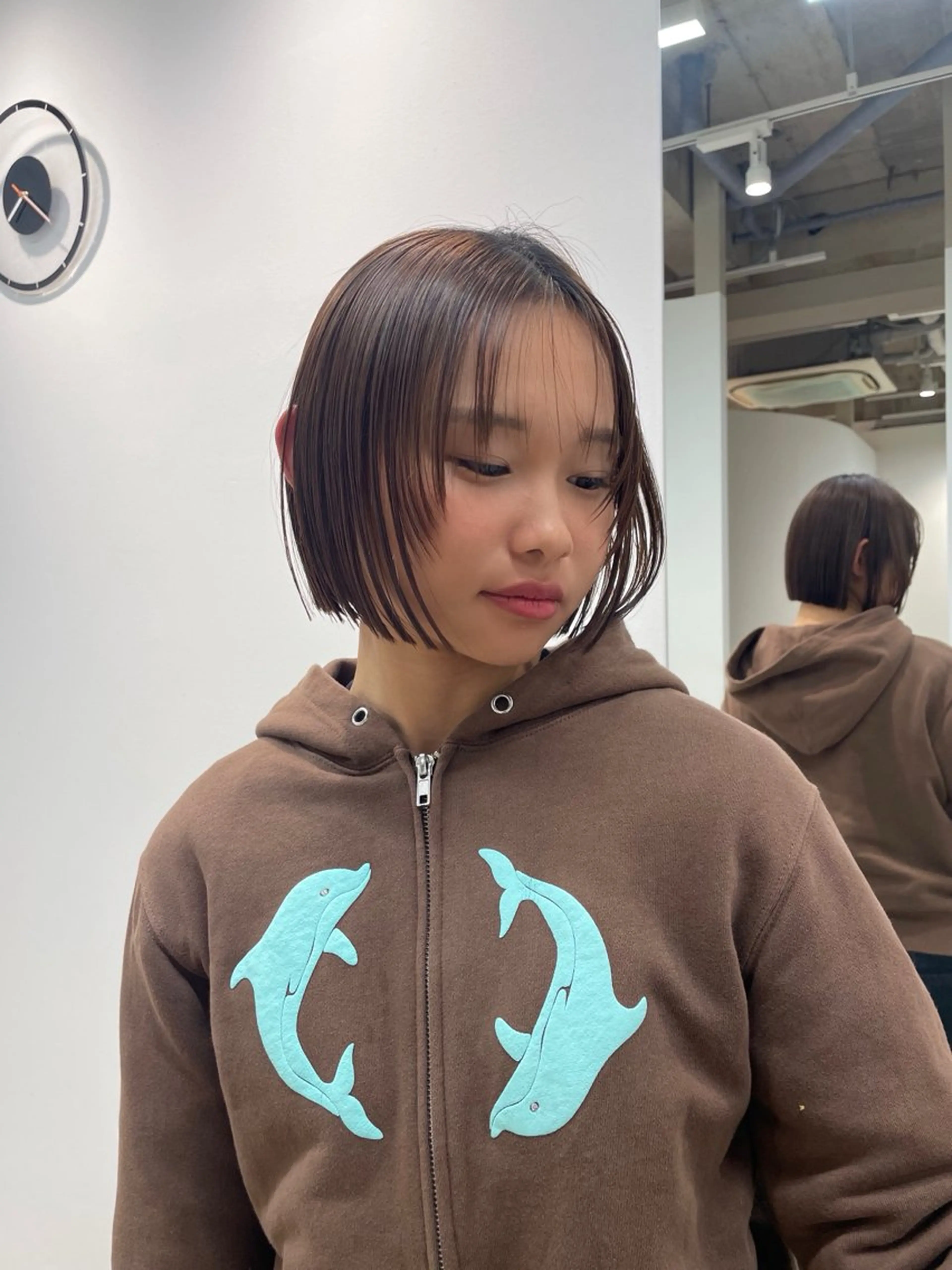 【U24】カット＋髪質改善オイルストレート＋２ステップトリートメント🫧の写真