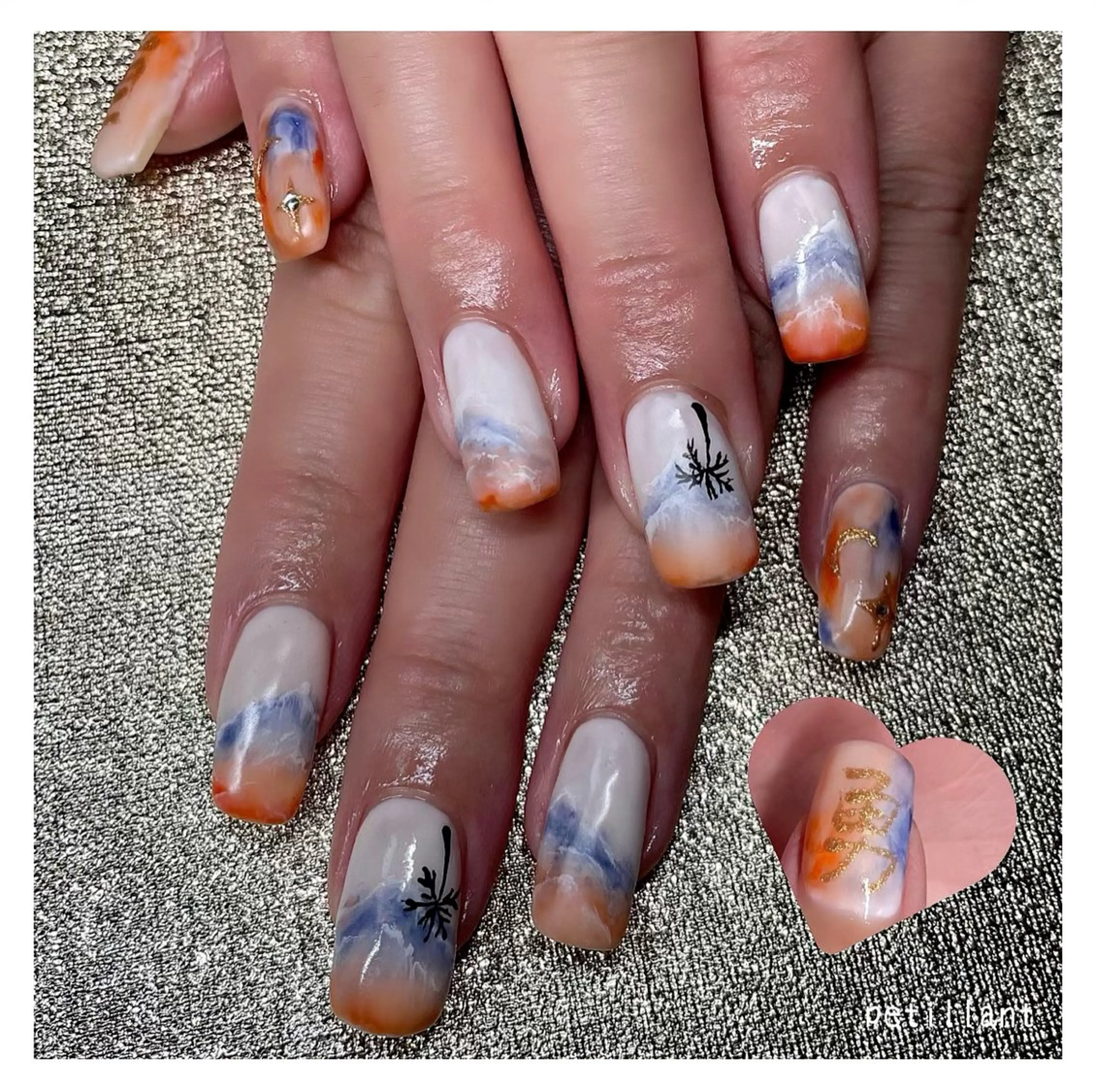 ネイル nail salon petillantのネイルデザイン