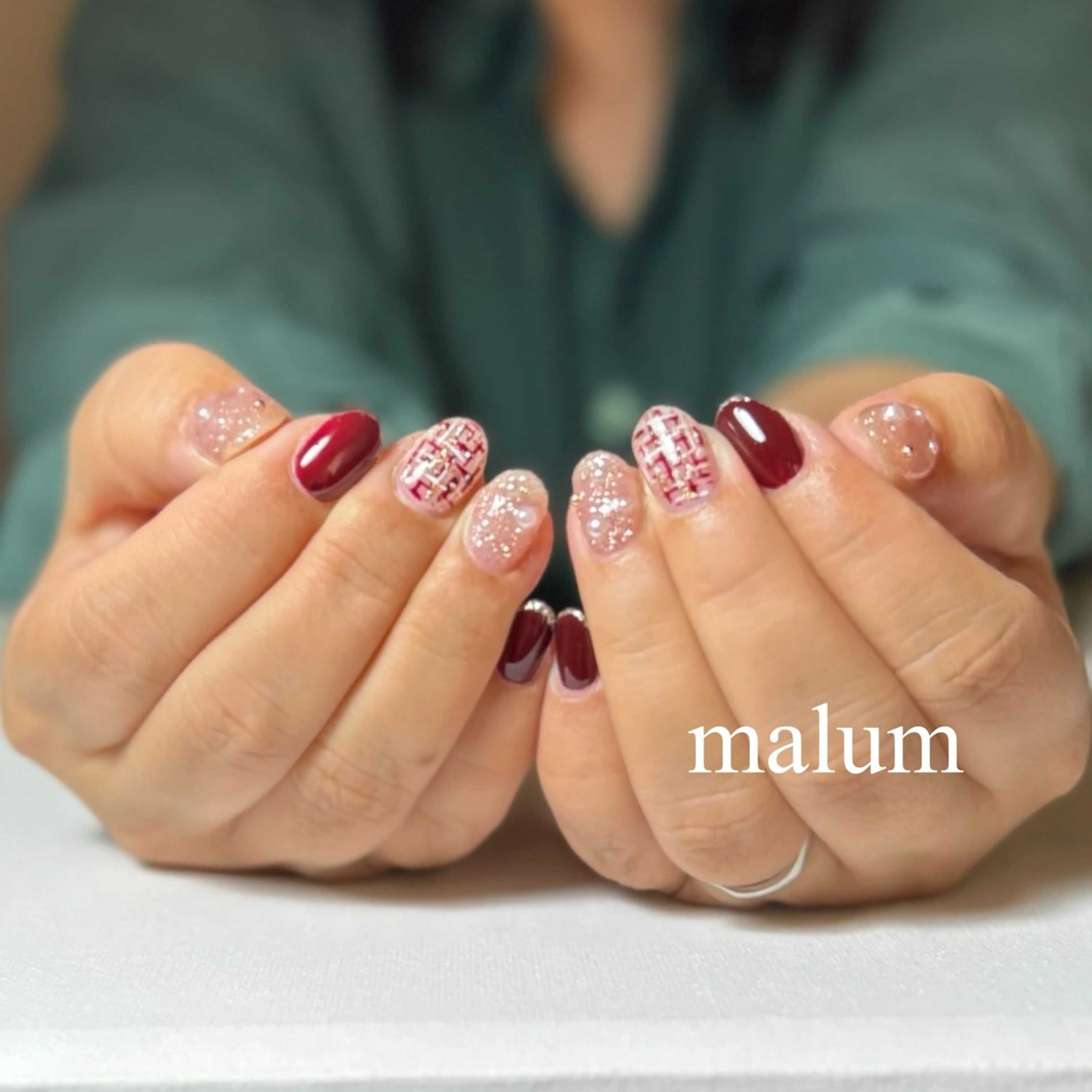 ネイル ハンドネイル malum nailのネイルデザイン