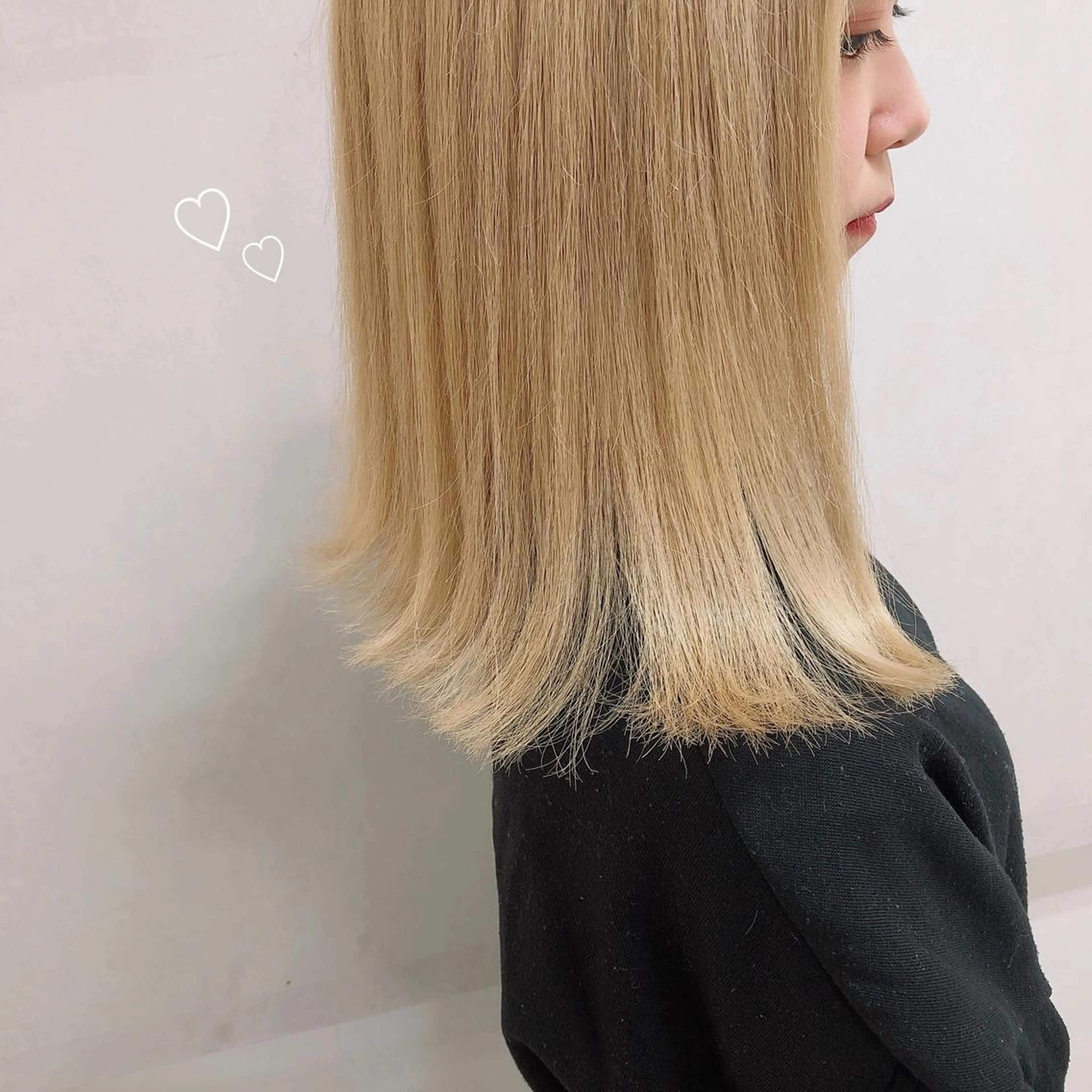 ミディアム カラー パーマ ヘアアレンジ cipre miyabiのヘアスタイル