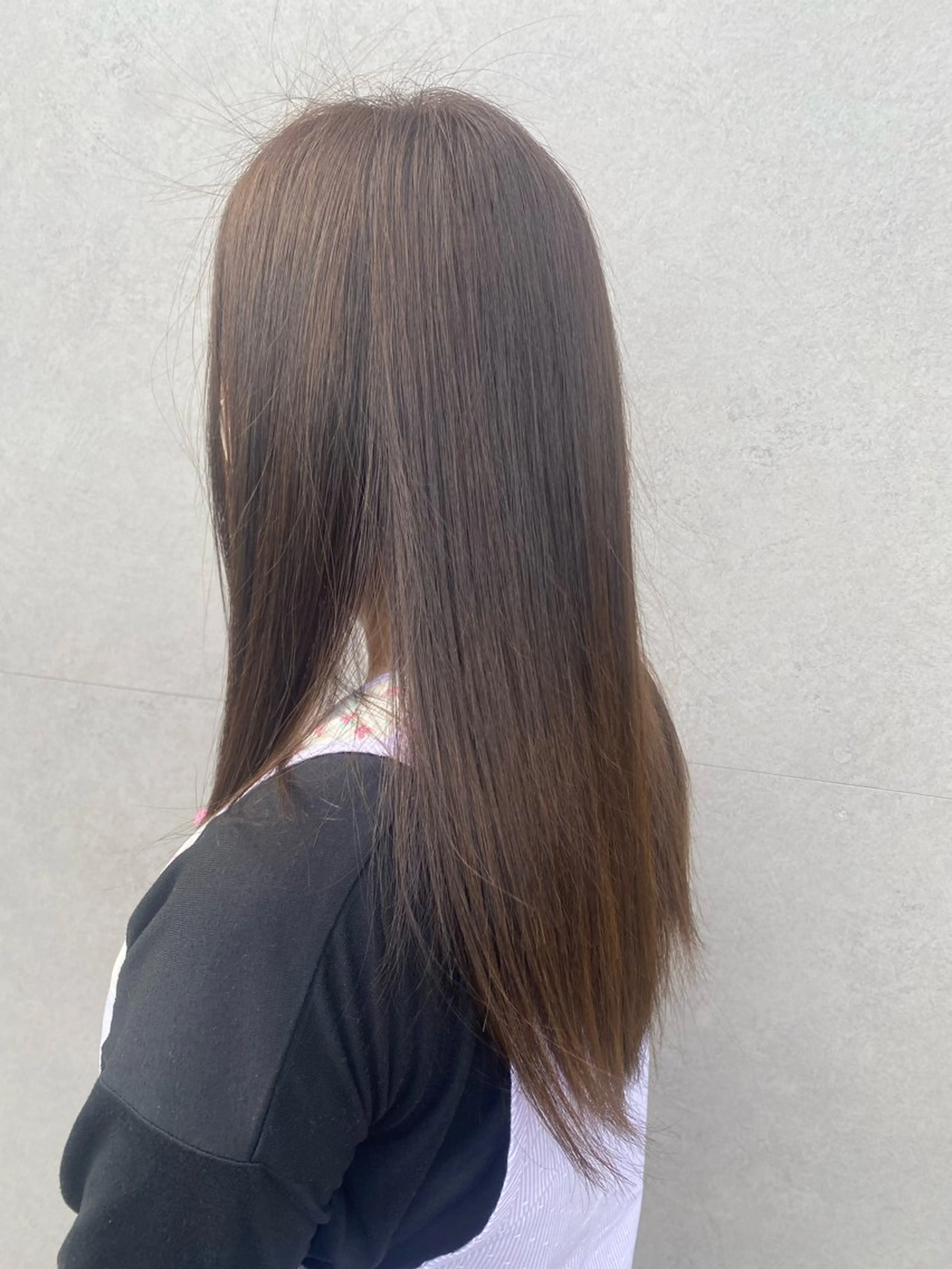 ロング カラー 中山 愛美莉のヘアスタイル