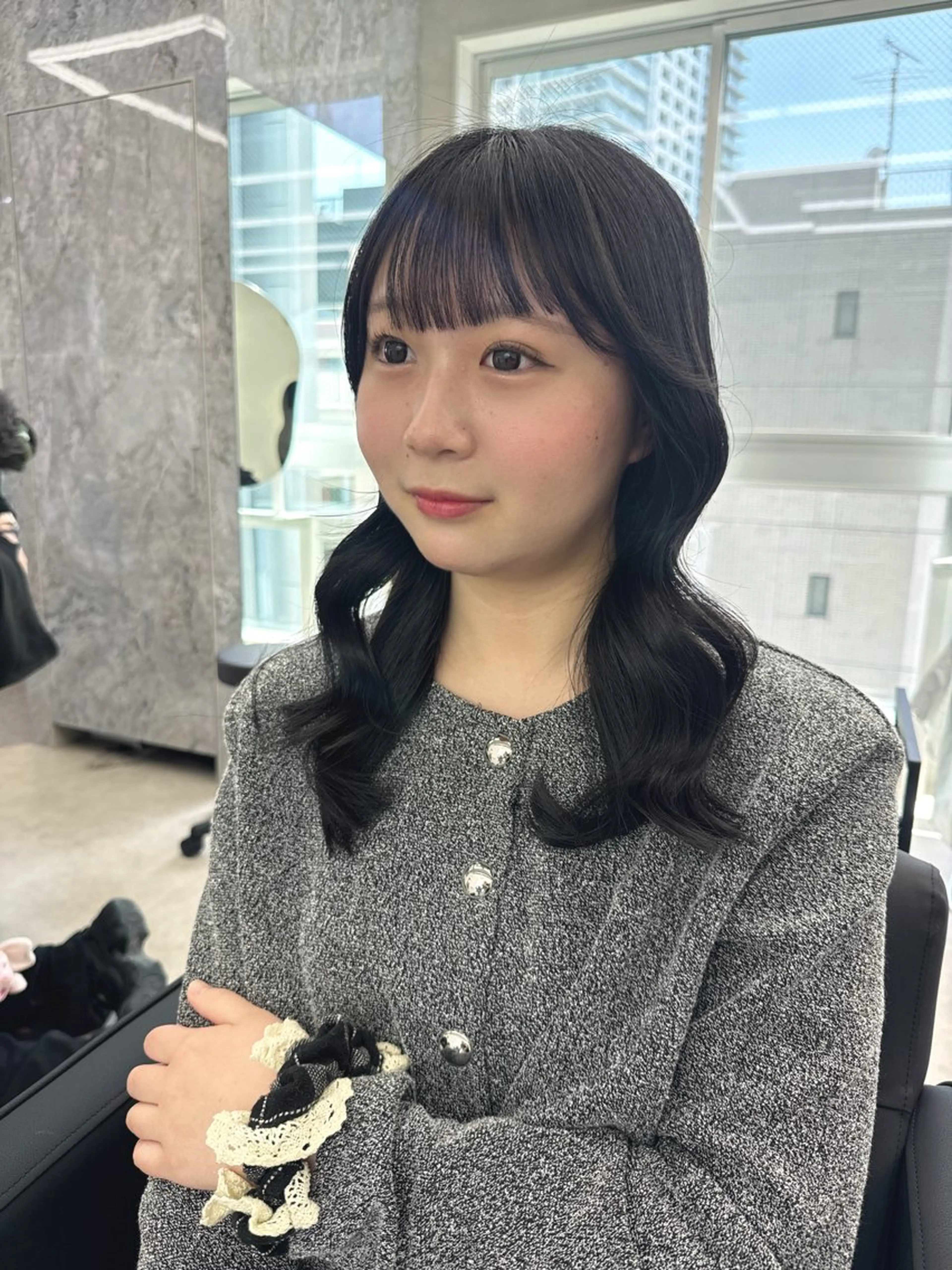 セミロング カラー カット ヘアカラー 艶髪🇰🇷髪質改善 🎀ikuno🎀のヘアスタイル