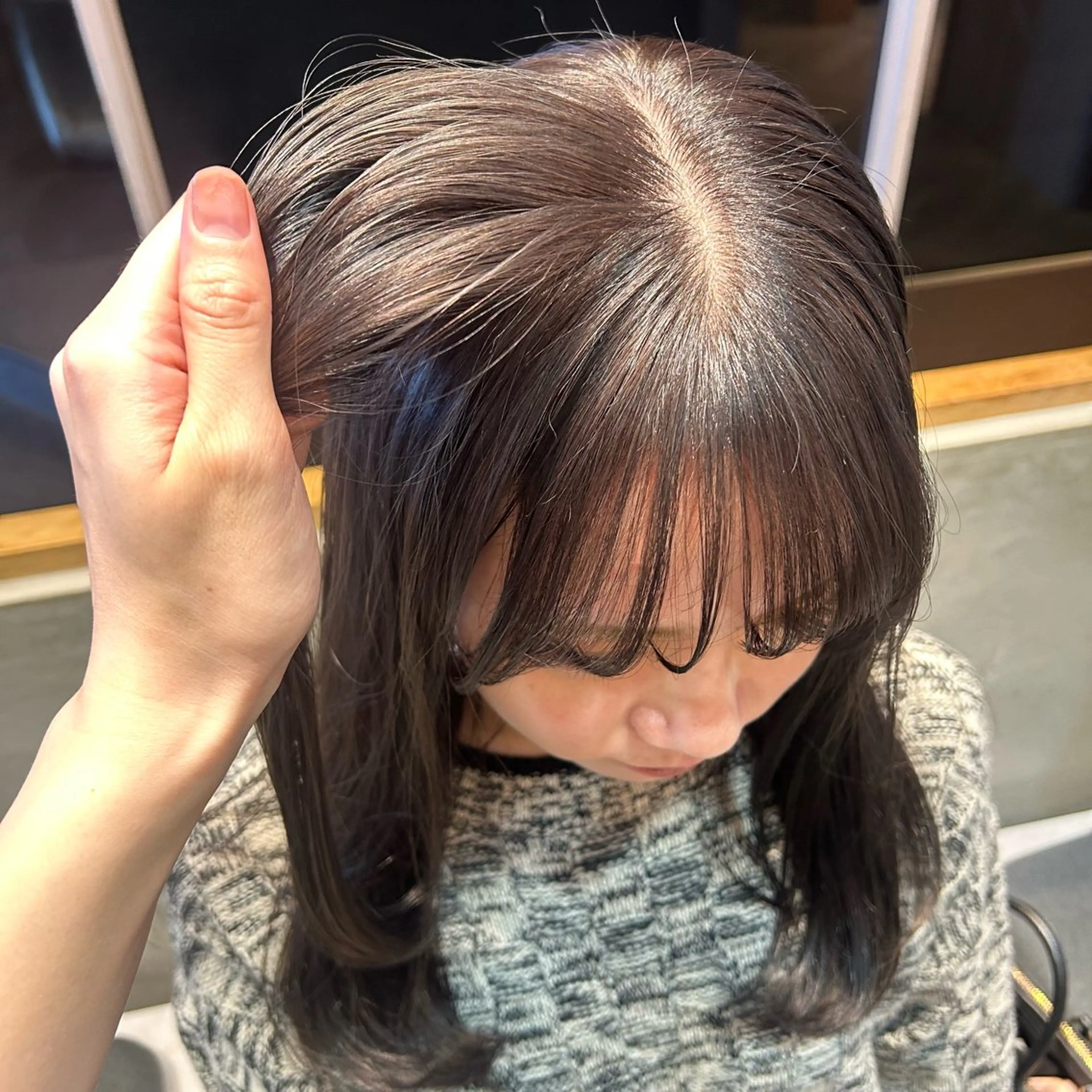 ミディアム カラー 🐢ダブルカラー🐢 透明感/このかのヘアスタイル