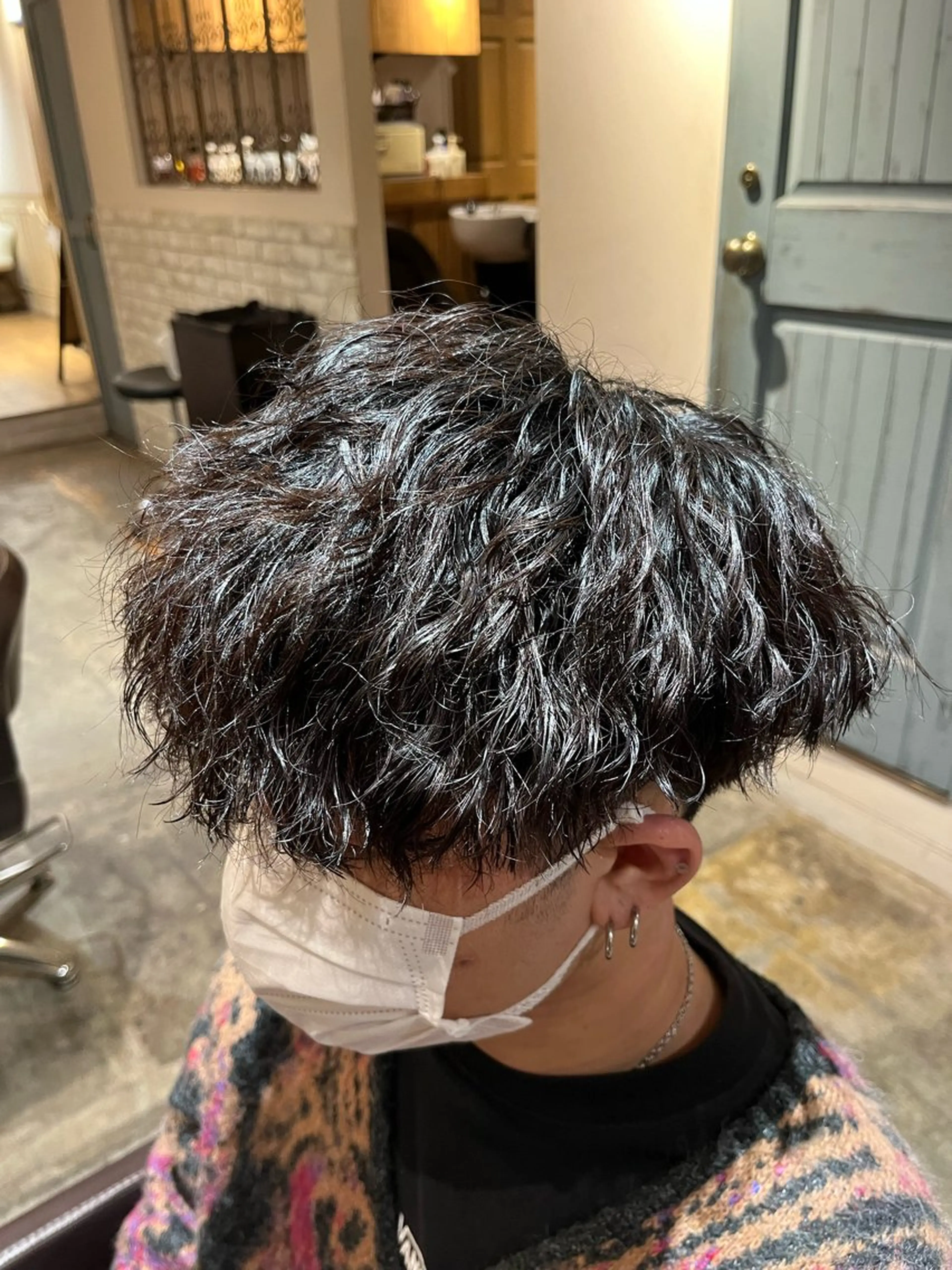 パーマ メンズ カット パーマ トリートメント ヘアセット 💈メンズパーマ特化 店長望月謙二郎💈のヘアスタイル