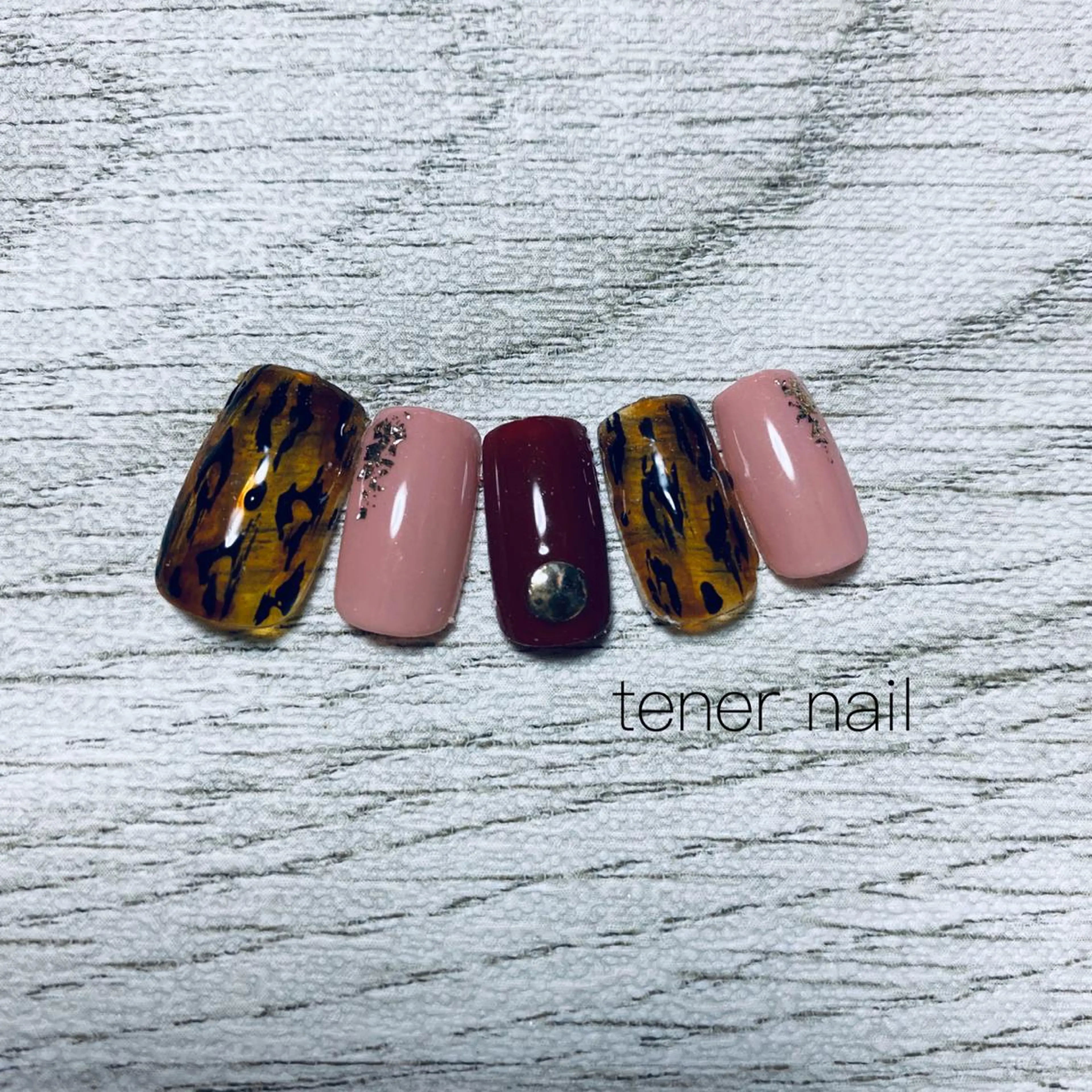 ネイル べっ甲ネイル テネルネイル tener nailのネイルデザイン