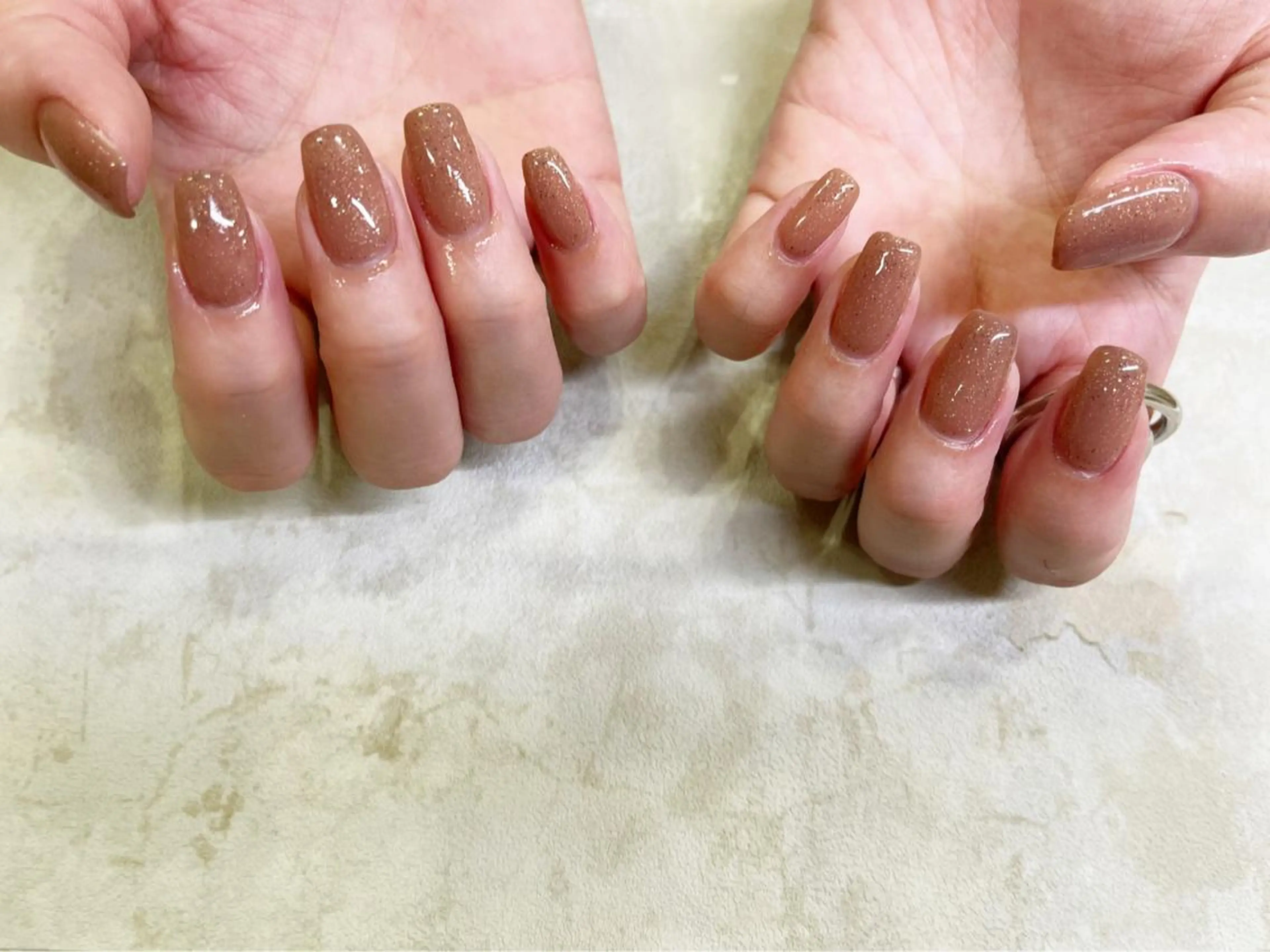 ネイル ジェルネイル ワンカラーネイル ハンドネイル nail salon monailのネイルデザイン