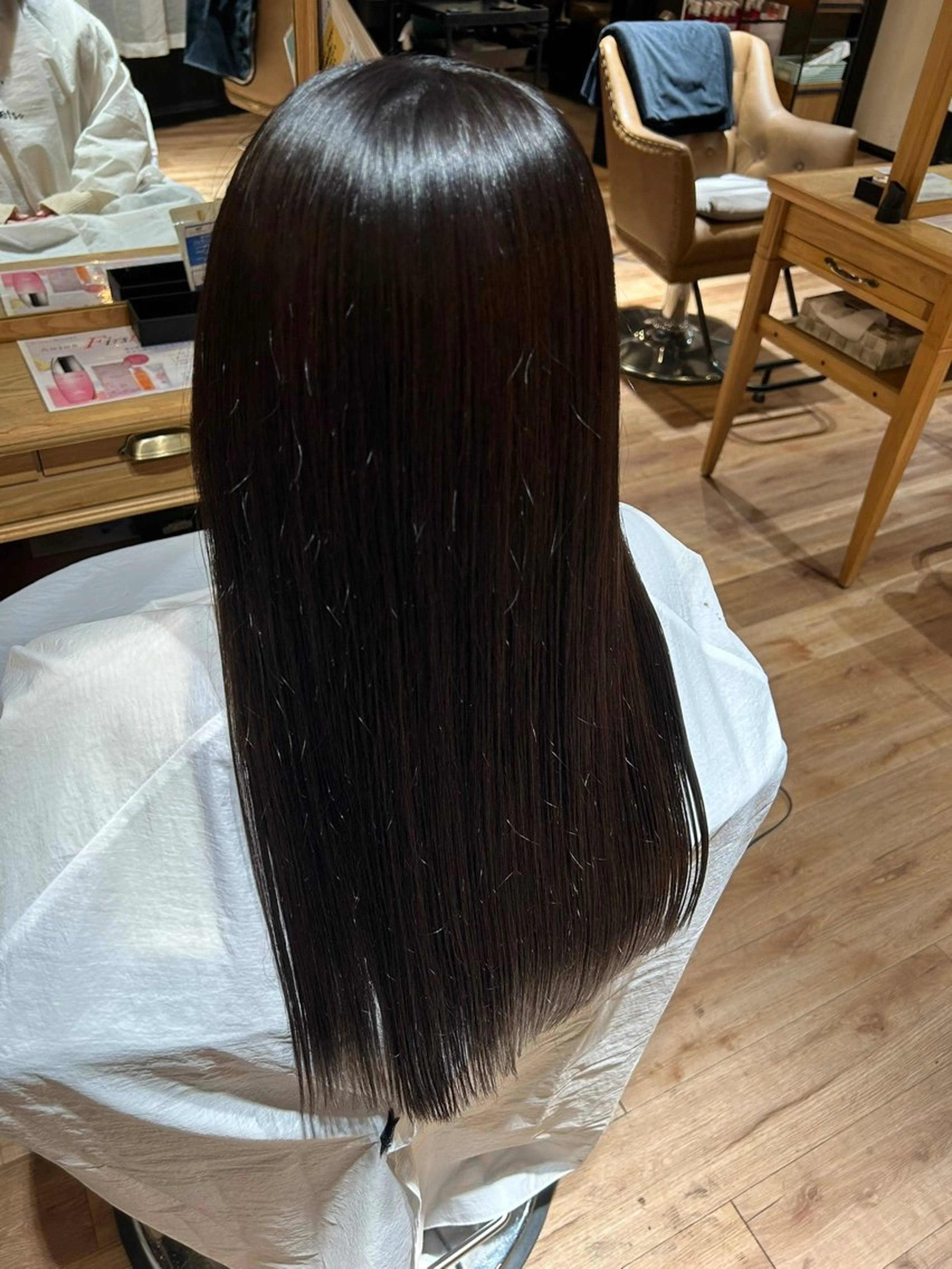 ロング カラー 巽 愛夏のヘアスタイル