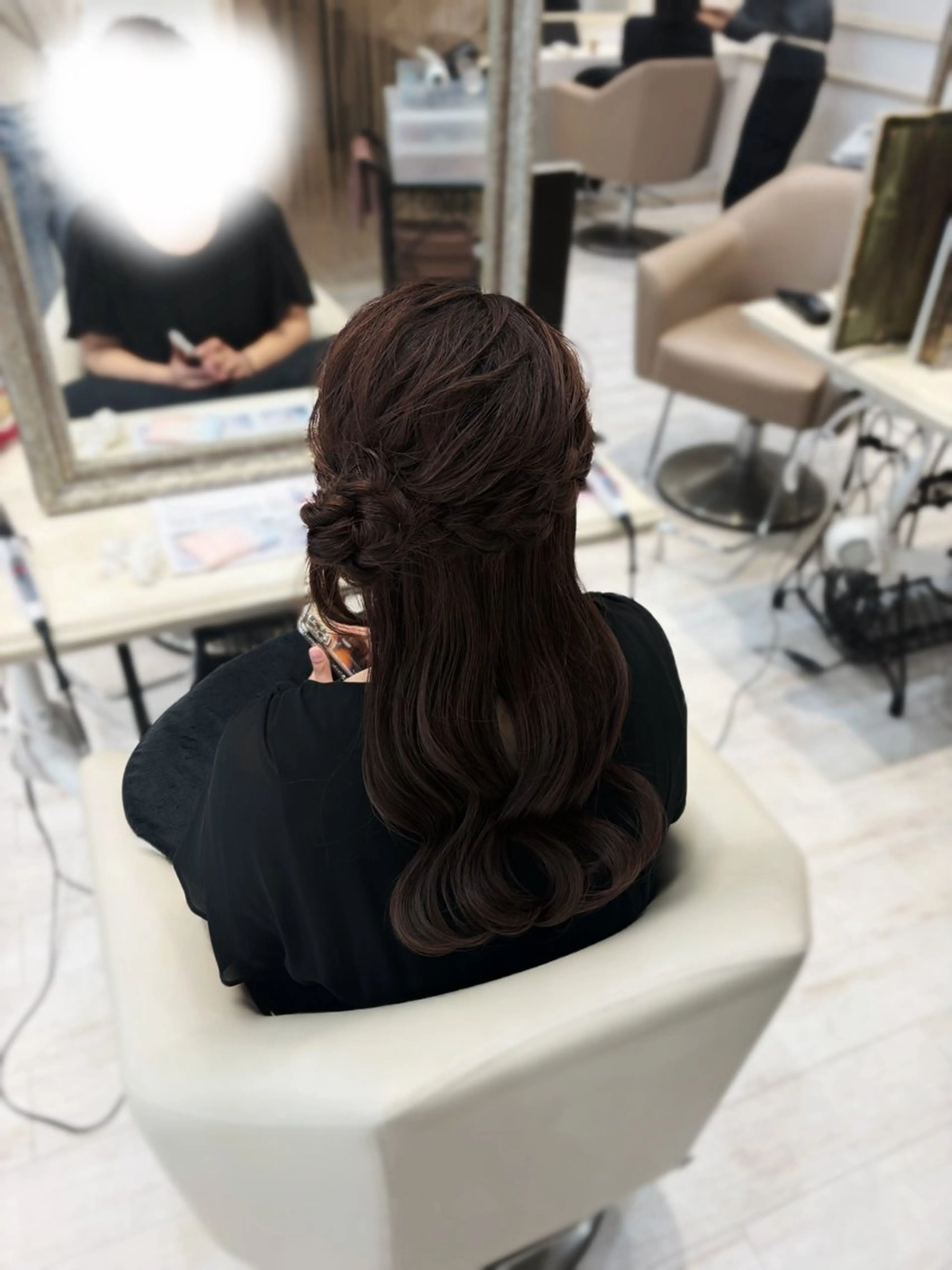 ヘアアレンジ 足立 歩咲のヘアスタイル