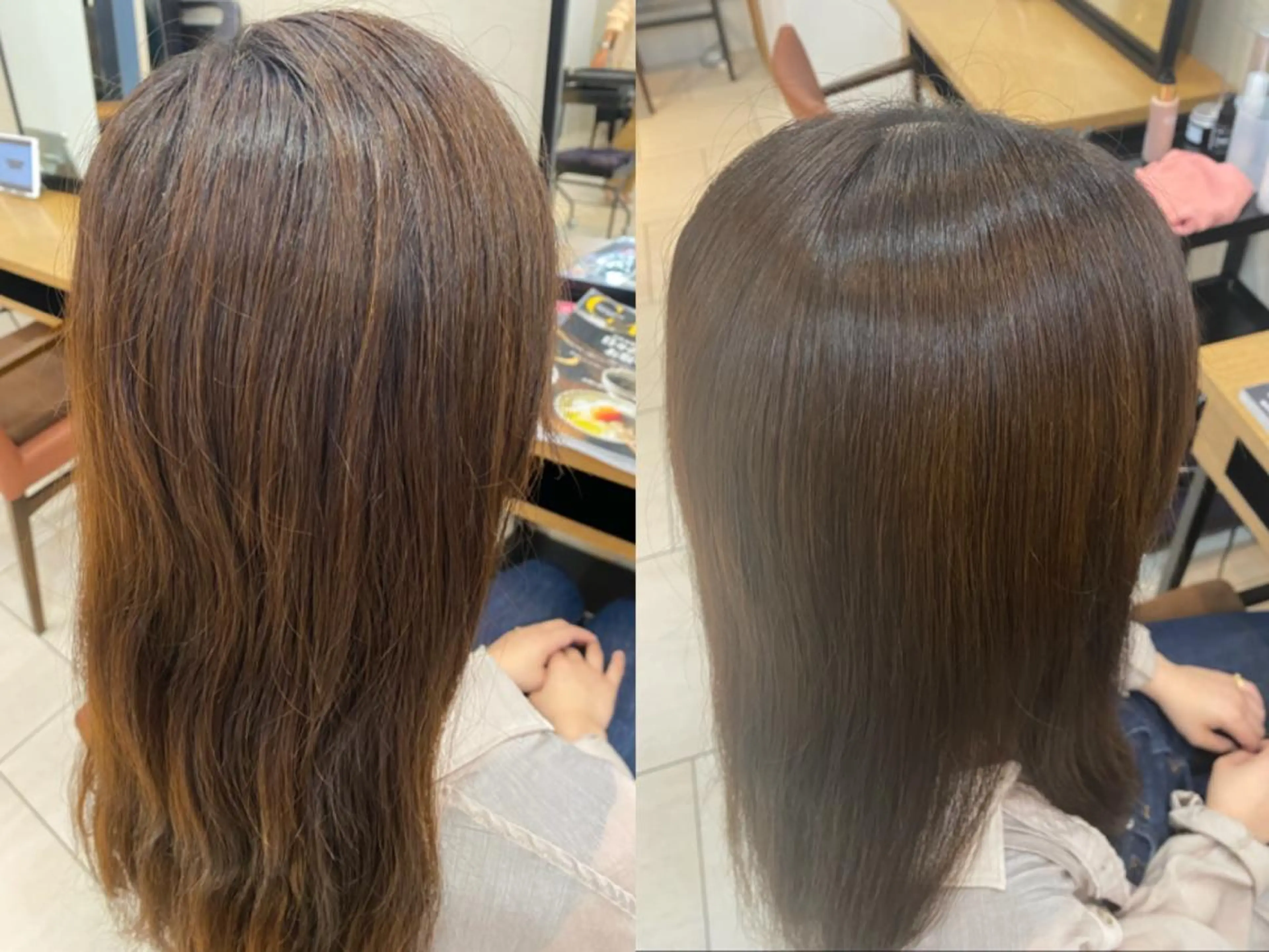 ロング あやめ【顔まわり/レ イヤー/柔らかカラ】のヘアスタイル