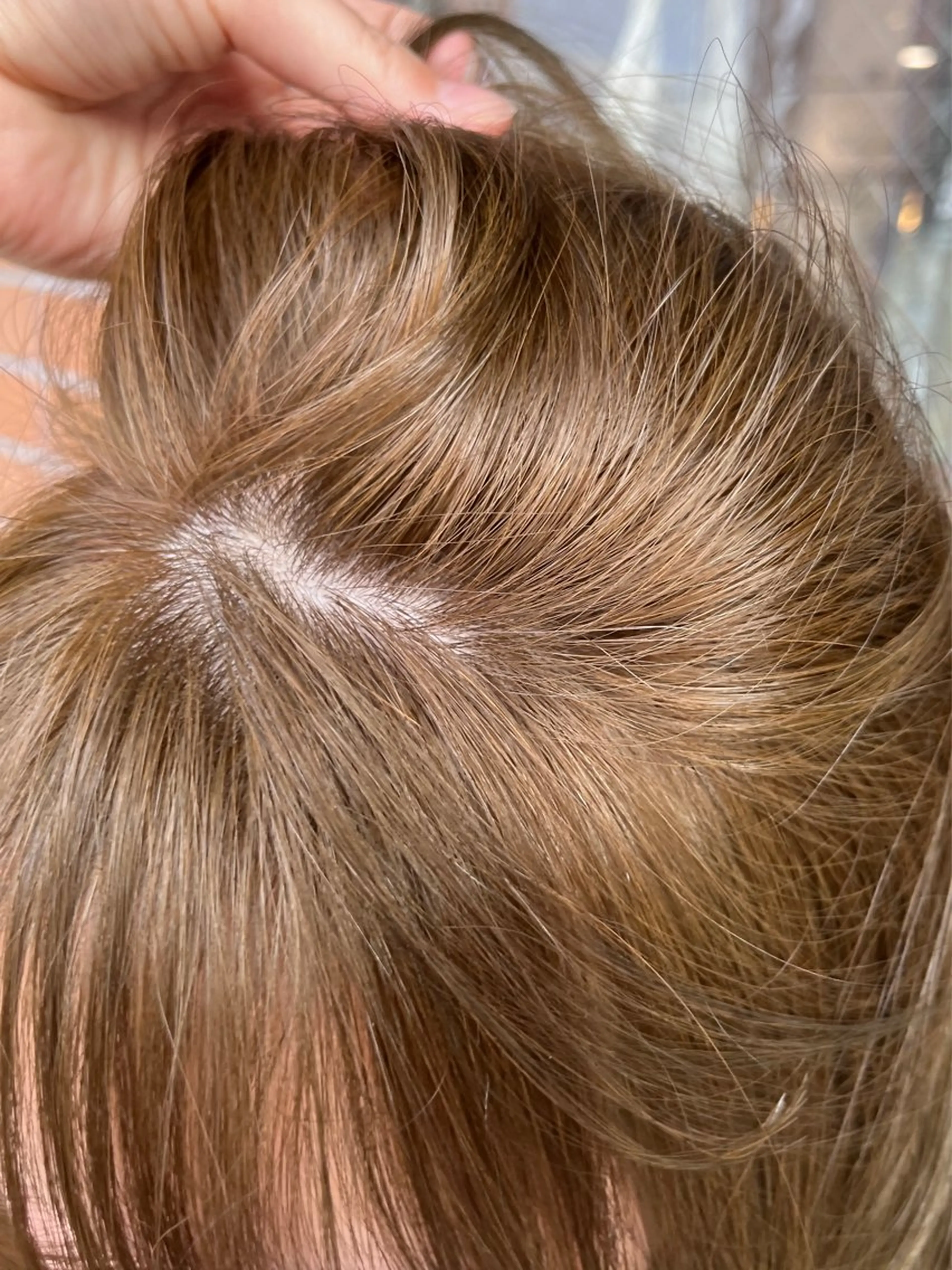 ロング カラー ベージュカラー ブリーチ ブリーチなしカラー カット ヘアカラー Vicky オリーブ メンズカジュアルのヘアスタイル