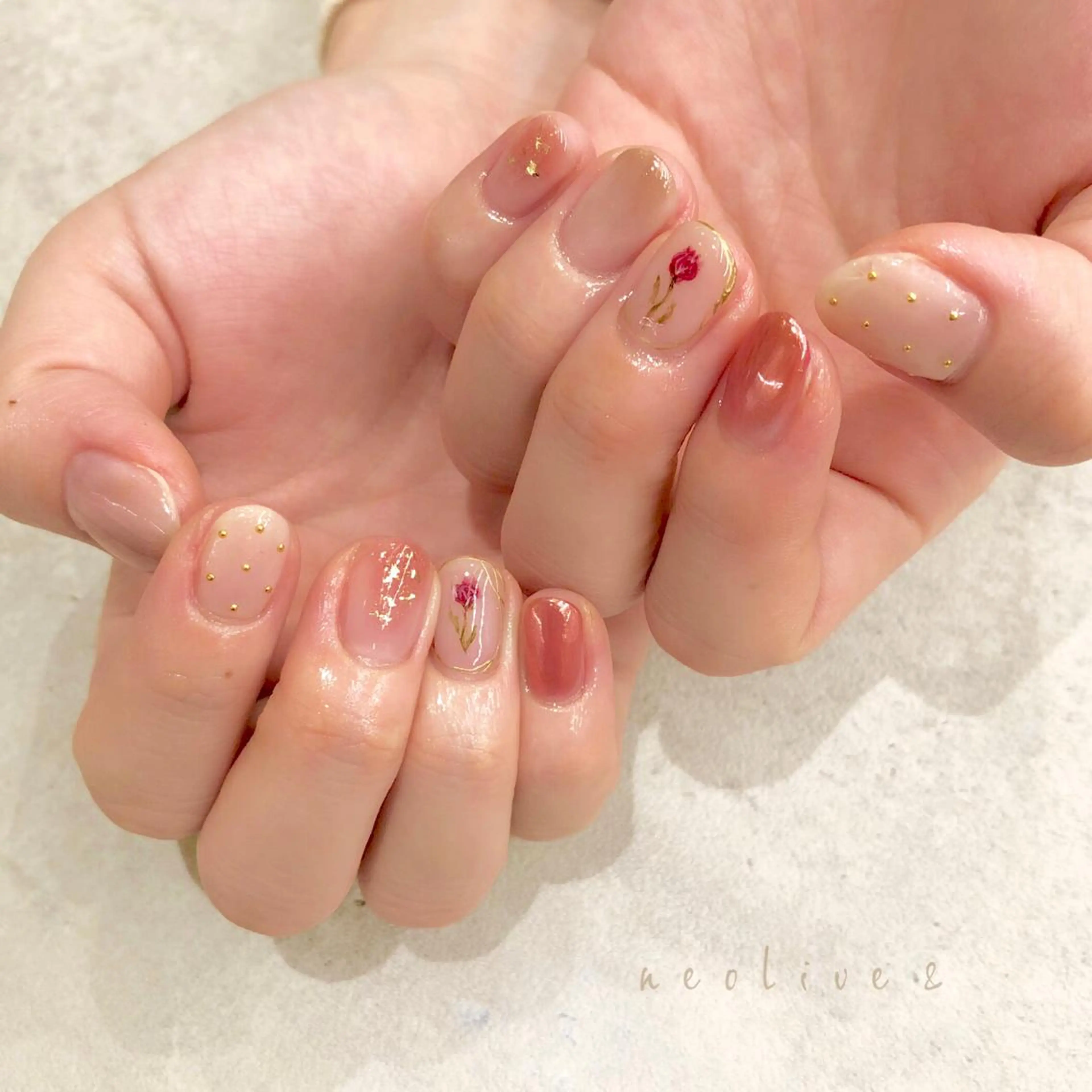 ネイル アートネイル ハンドネイル Yuriko Omi パラジェル/渋谷のネイルデザイン