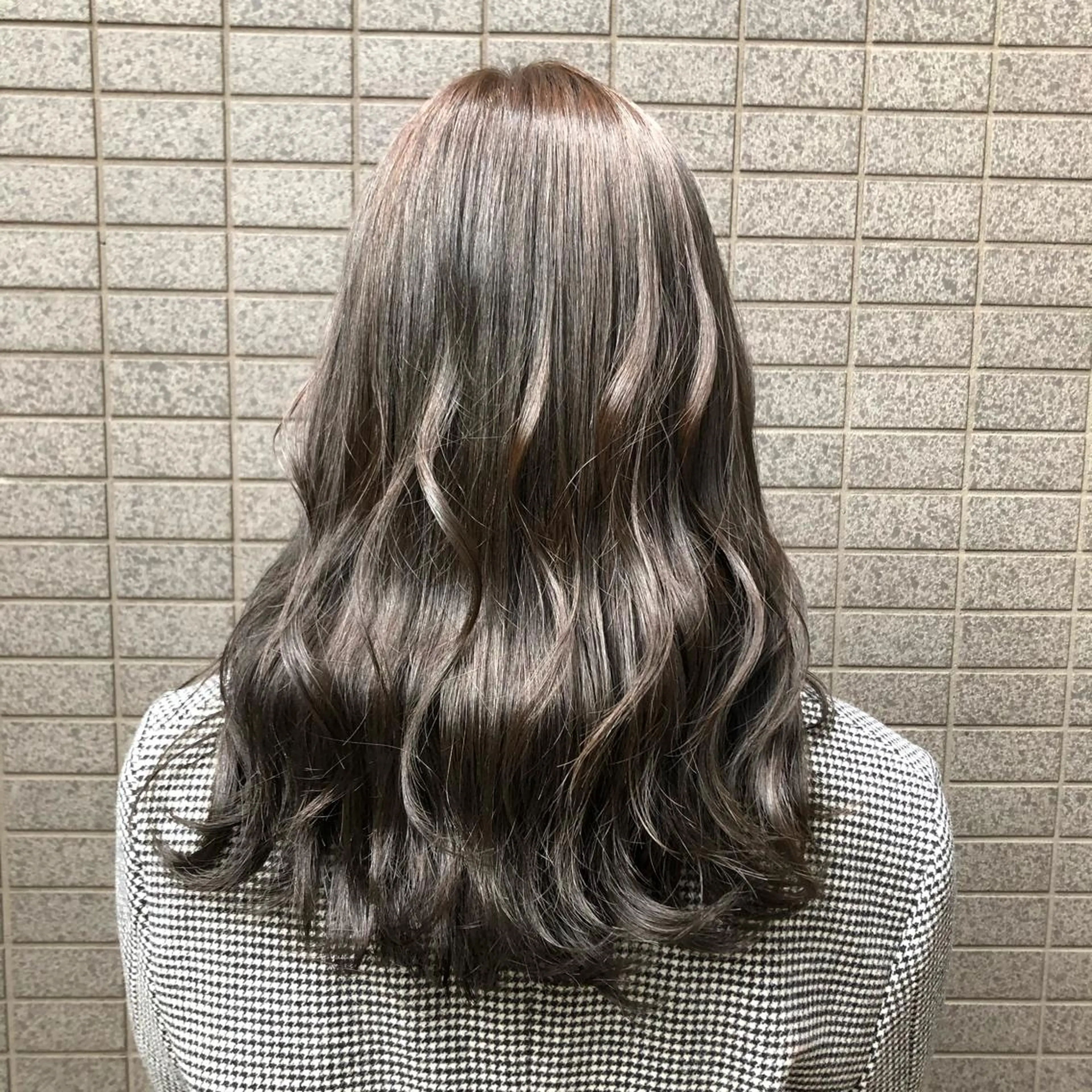 セミロング カット ヘアカラー トリートメント 外ハネボブ♡ YUIのヘアスタイル