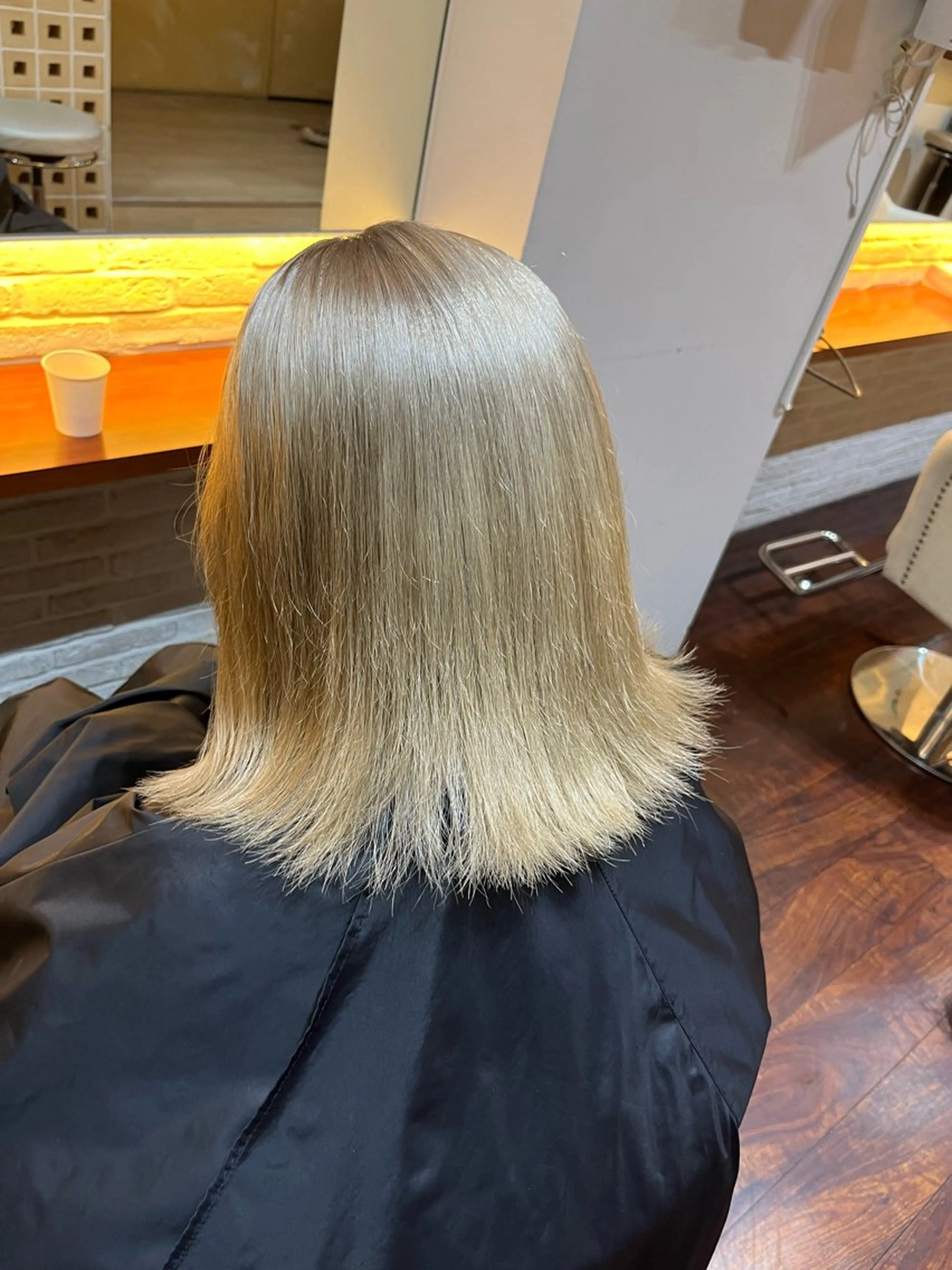 カラー オレンジ ヘアカラー トリートメント CoCooN TAKUMAのヘアスタイル