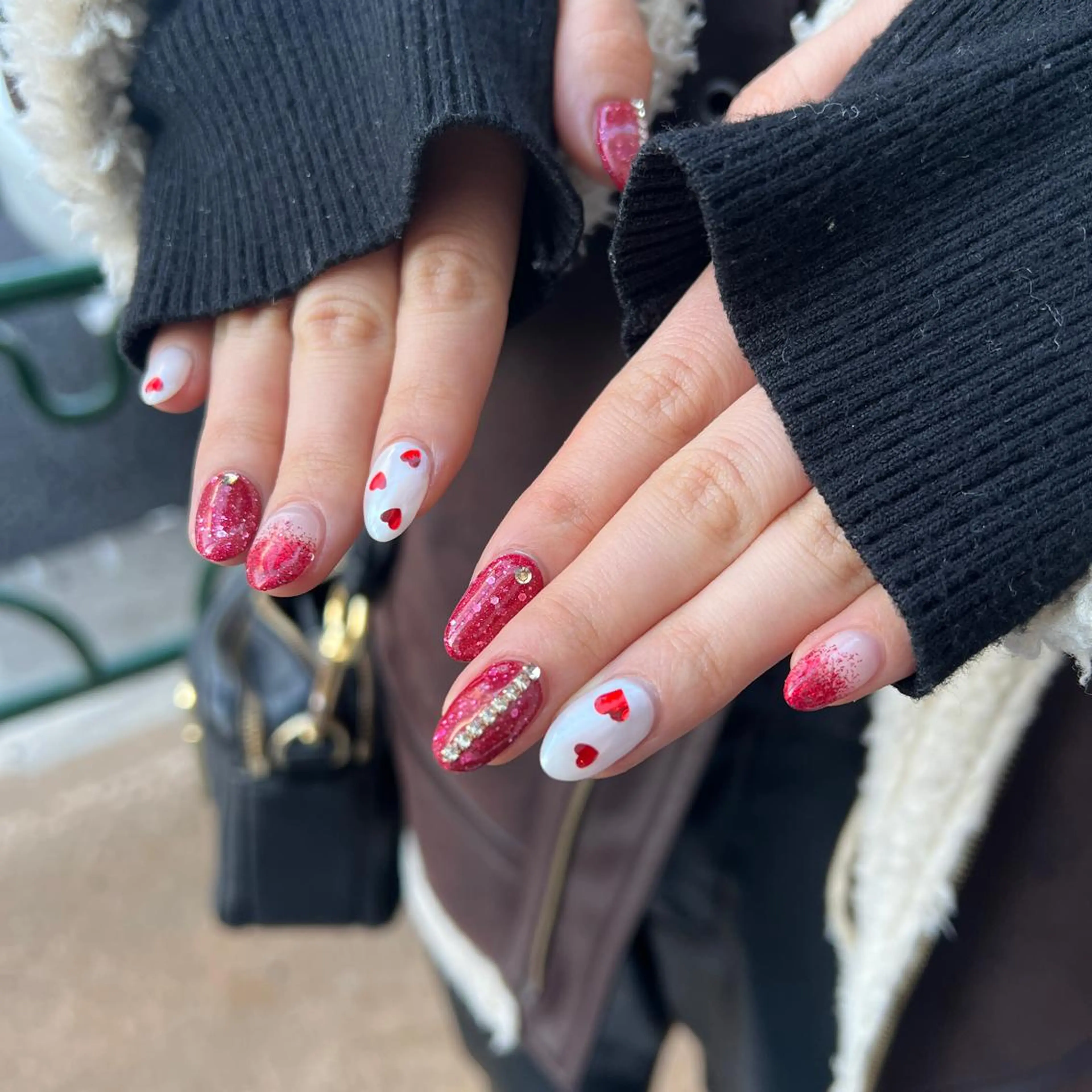 ネイル フレンチネイル ジェルネイル 韓国ネイル 持ち込み パラジェル LeaLea nails.のネイルデザイン