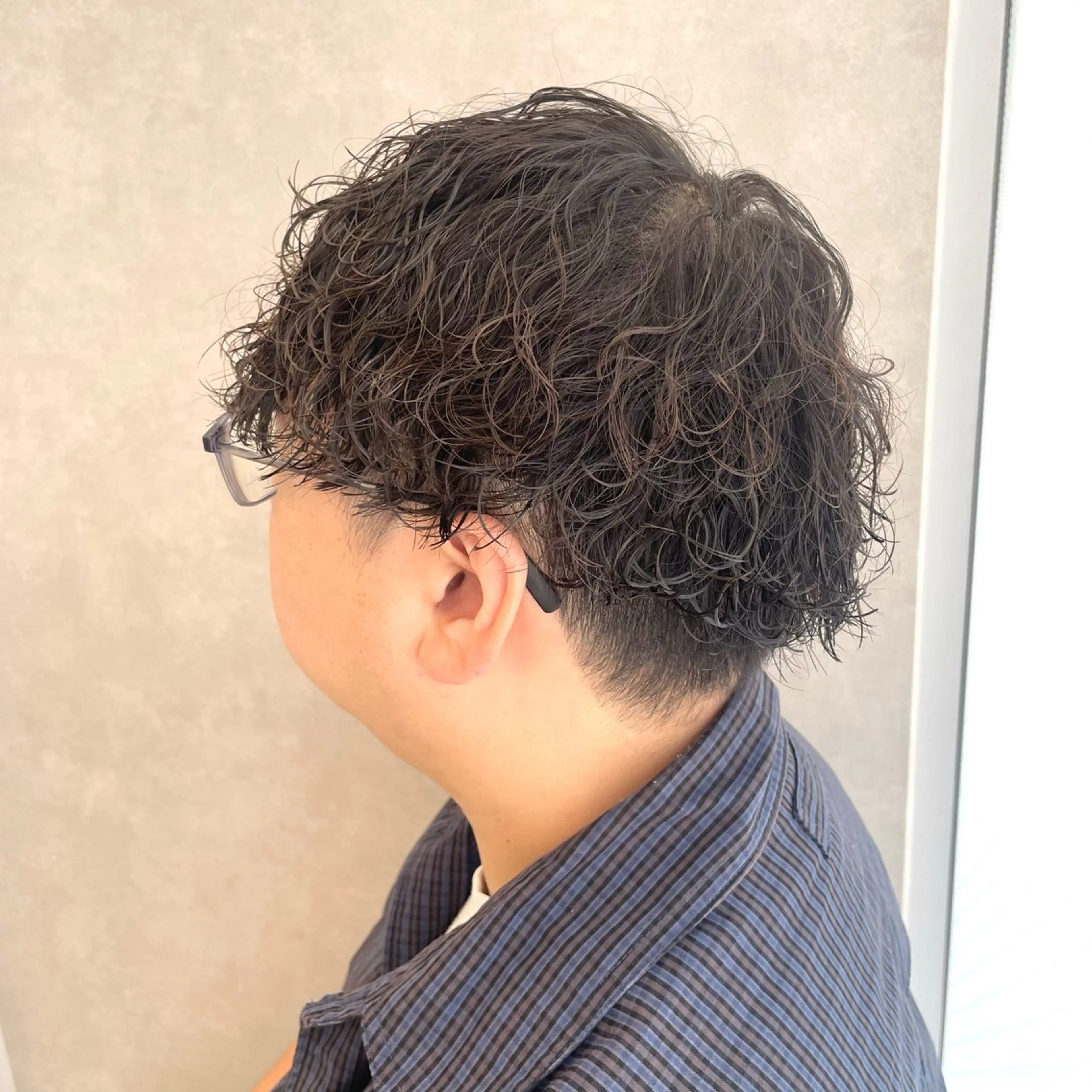 パーマ メンズ ダウンパーマ特化💎 ボブ・レイヤーりなのヘアスタイル