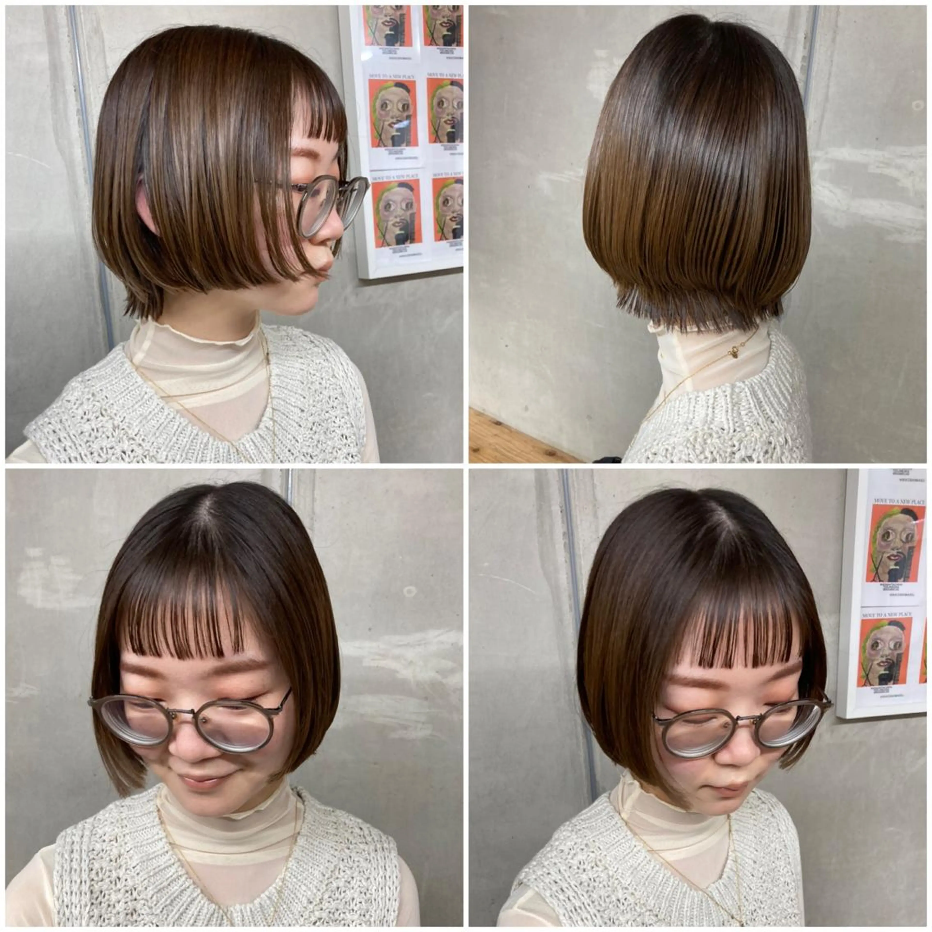 ショート カラー パーマ ヘアアレンジ MAEDA MADOKAのヘアスタイル