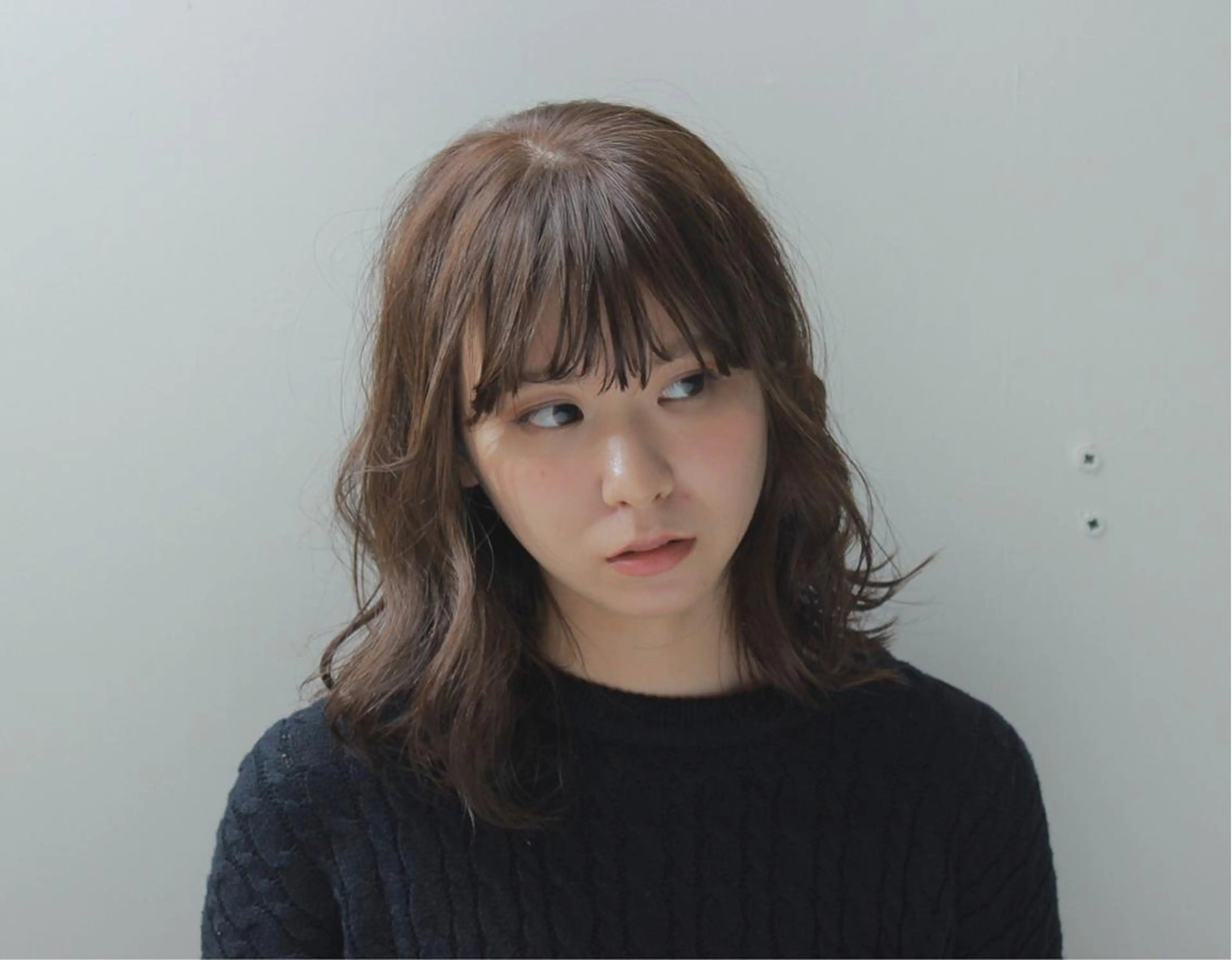 ミディアム カラー 平尾駅直結/徒歩0分 イノセントヘアのヘアスタイル