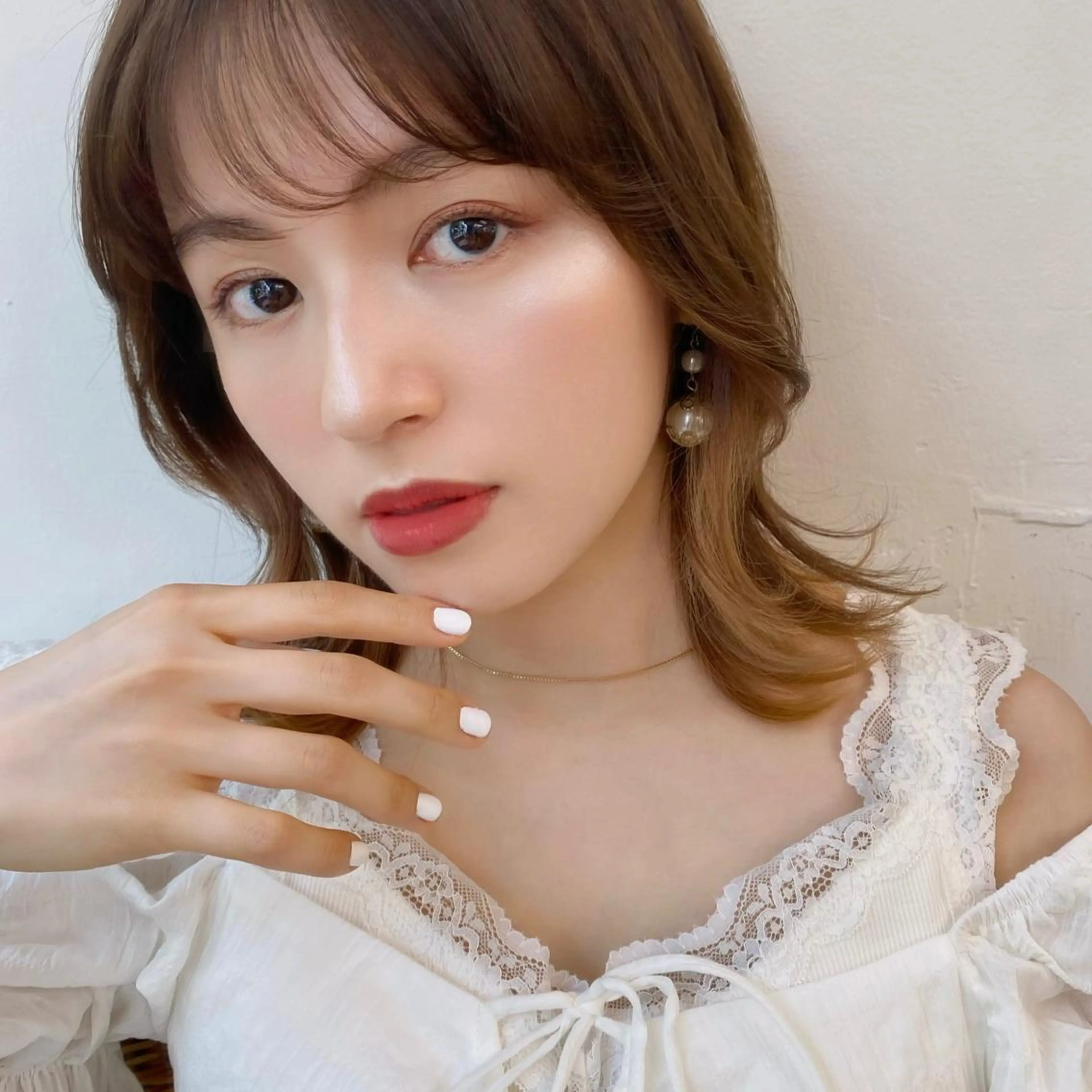 ミディアム カラー 🪭risa 暖色/レイヤー🪭のヘアスタイル