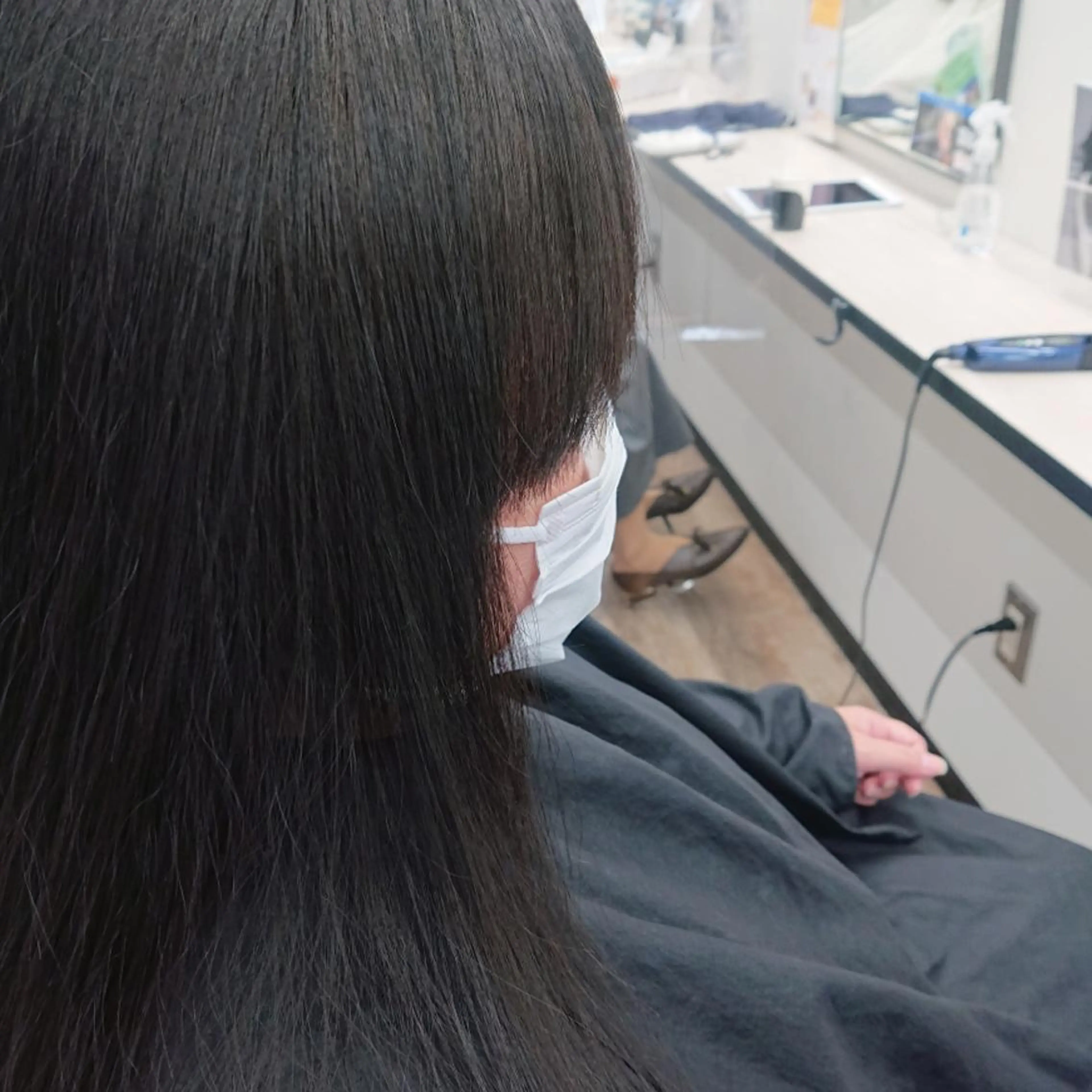 (🌸4月限定🌸)✨顔周り縮毛矯正➕クィックトリートメント✨ シャンプーブロー込み👍♥の写真