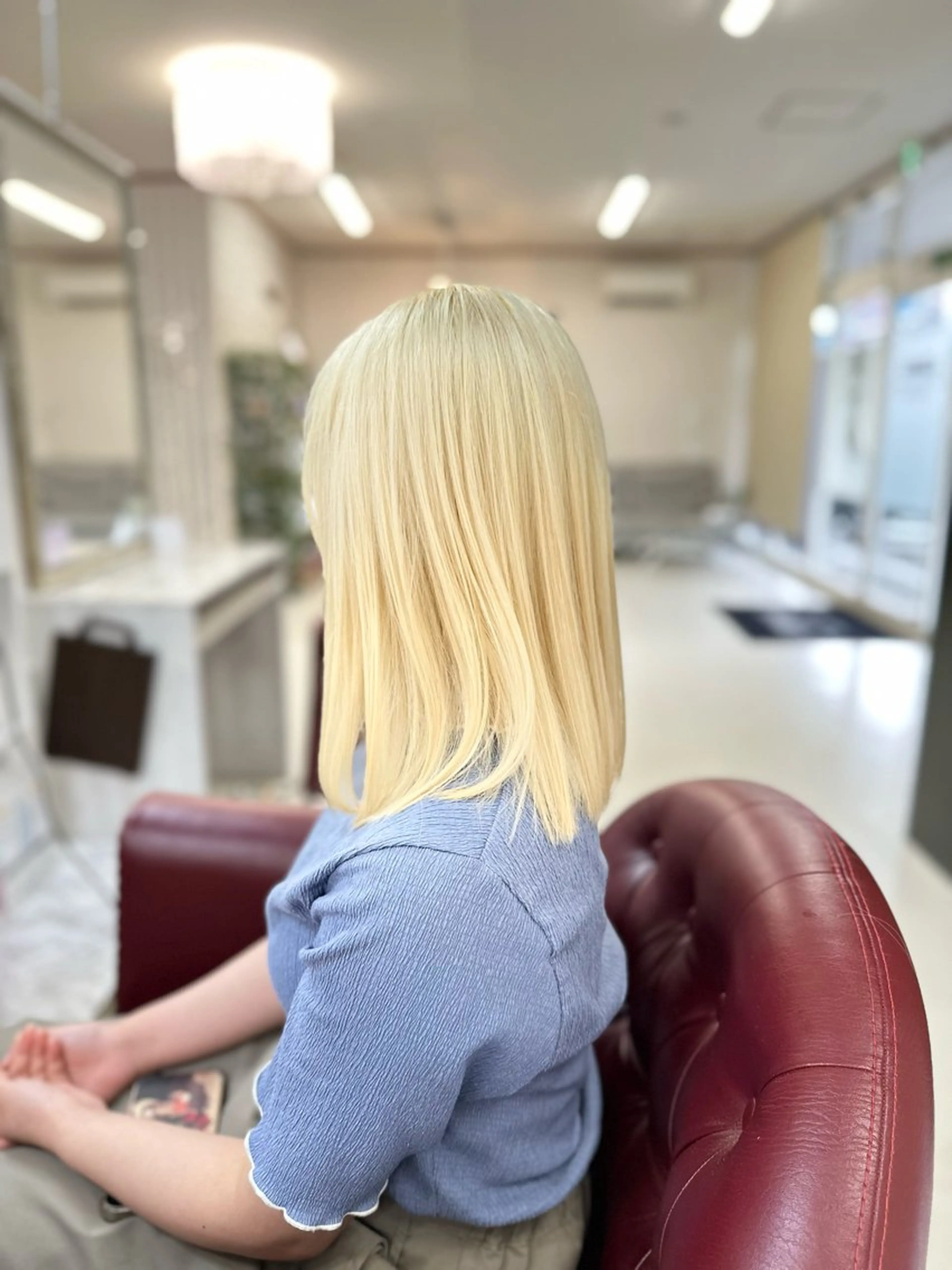 セミロング ヘアカラー トリートメント YURI ✨のヘアスタイル