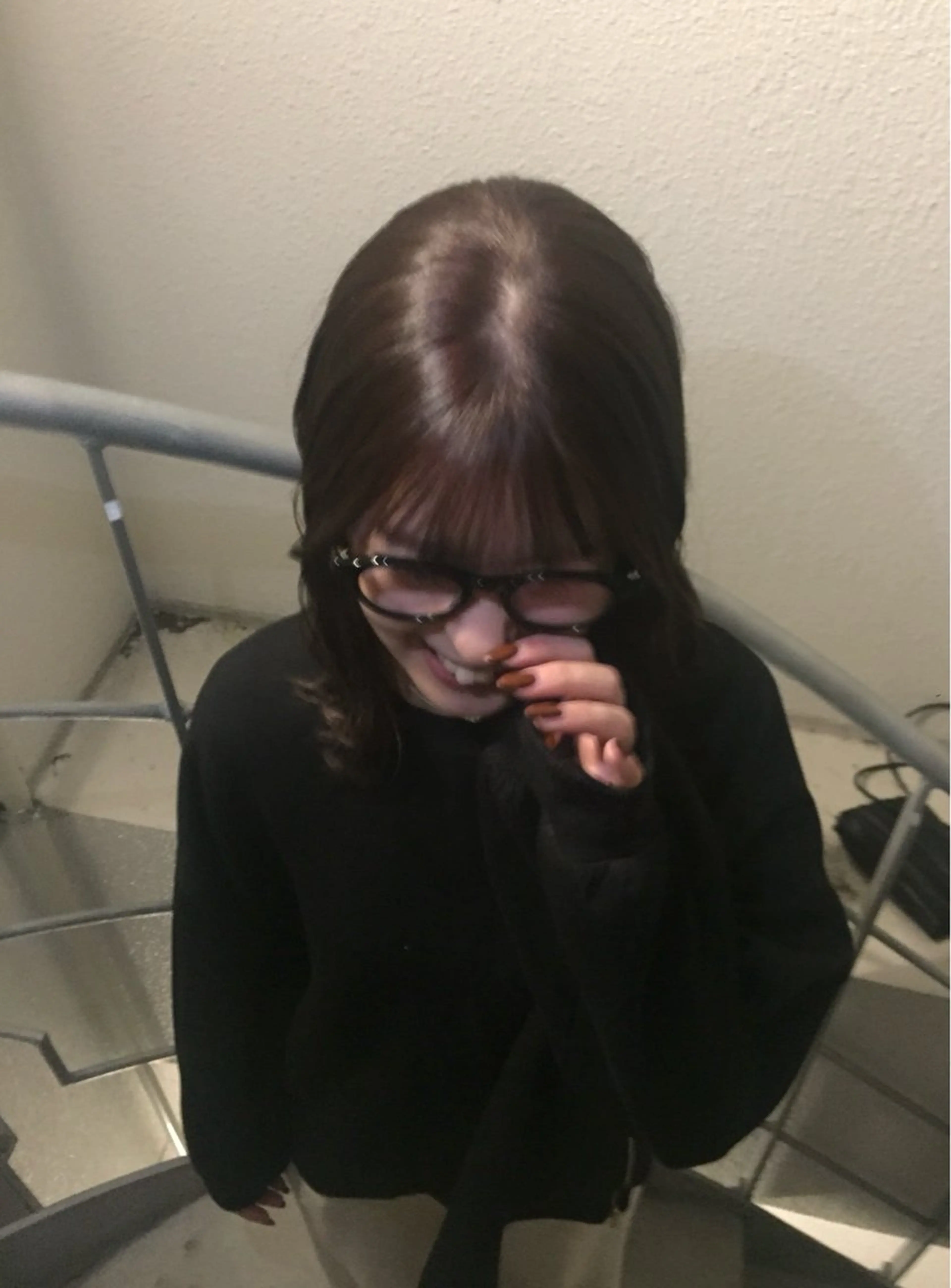 ミディアム 小長谷 夕菜のヘアスタイル