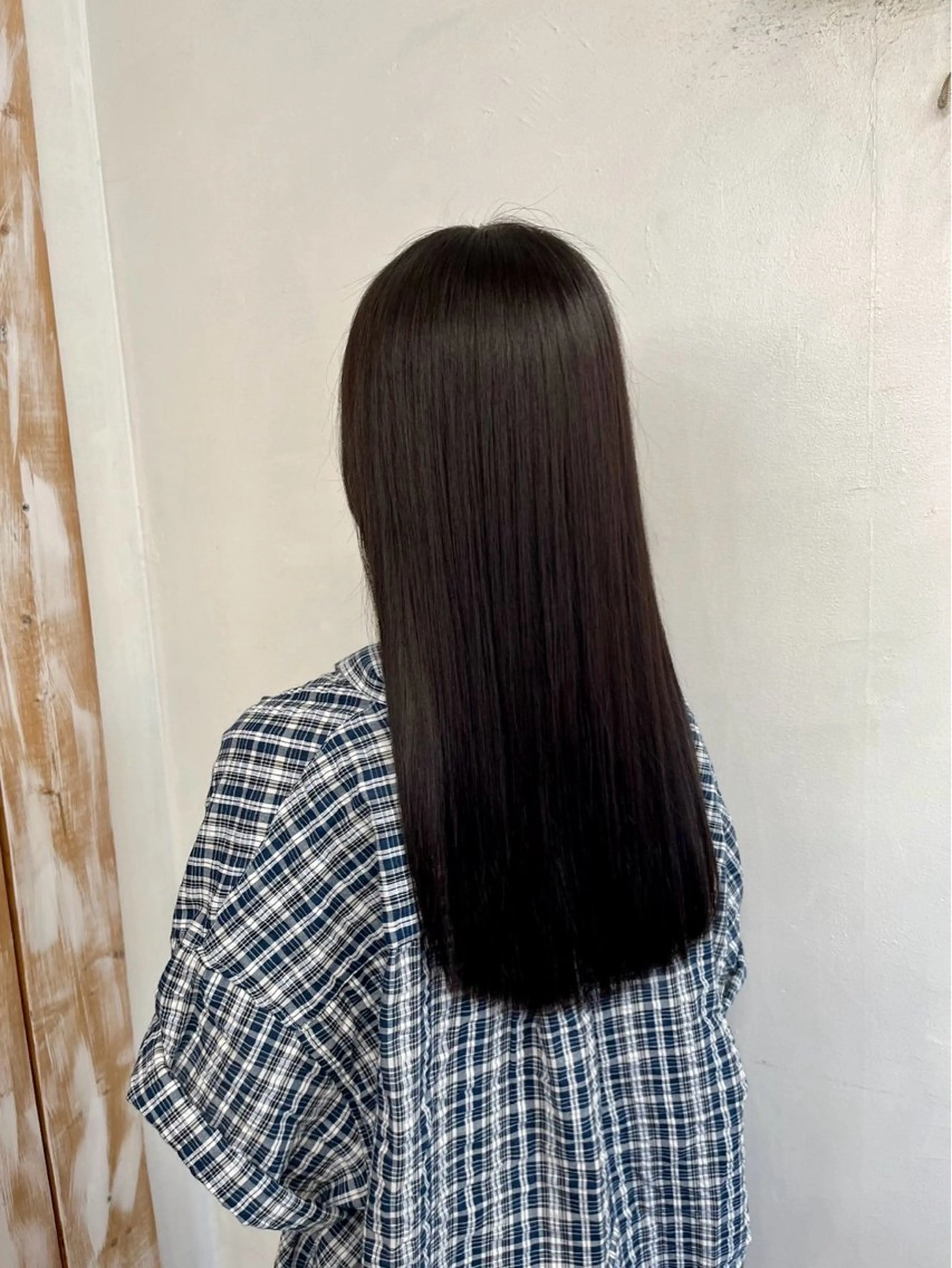 ロング カラー ベージュカラー ブラウンカラー カット ヘアカラー SFIDA みつえのヘアスタイル