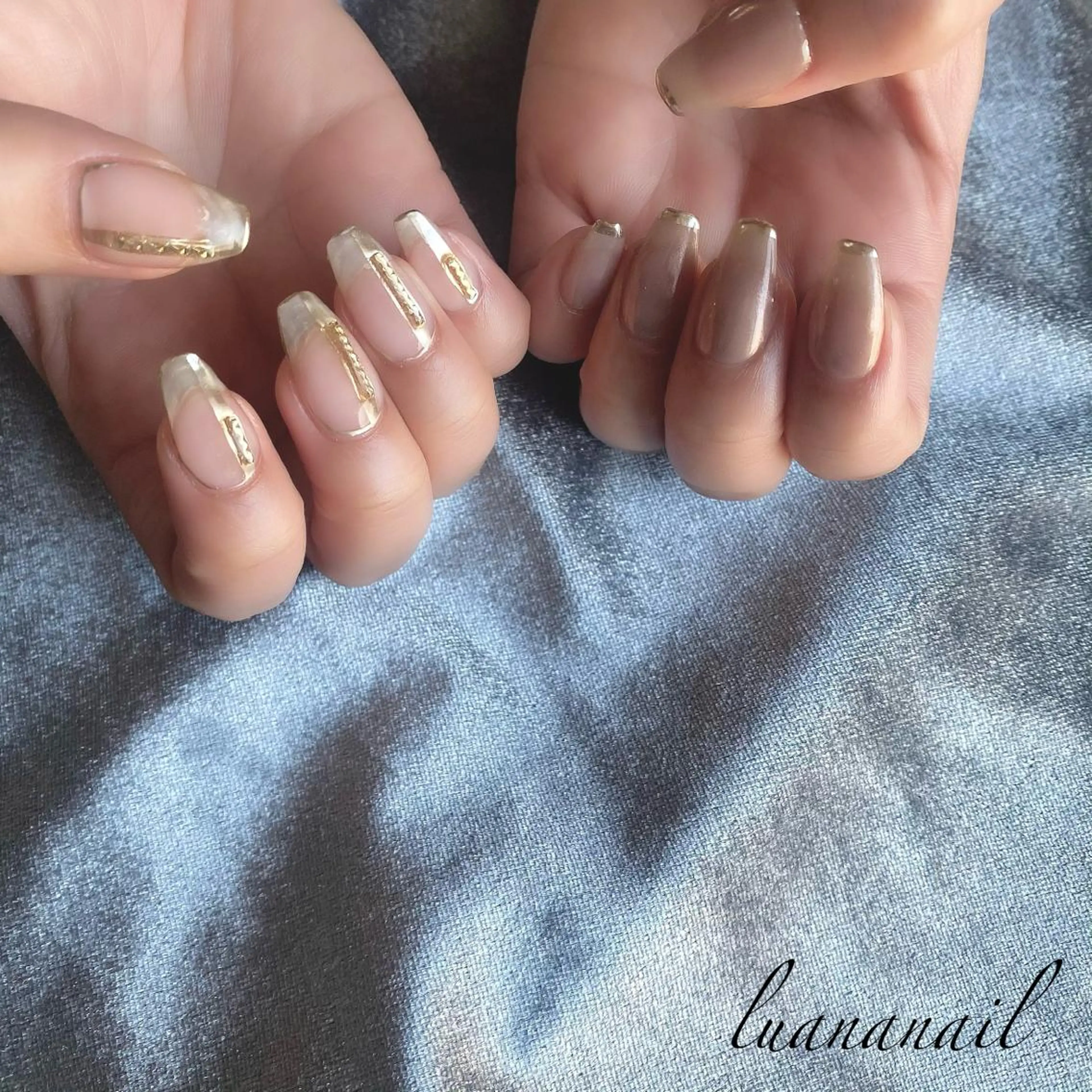 ネイル クリアネイル ハンドネイル luana nailのネイルデザイン