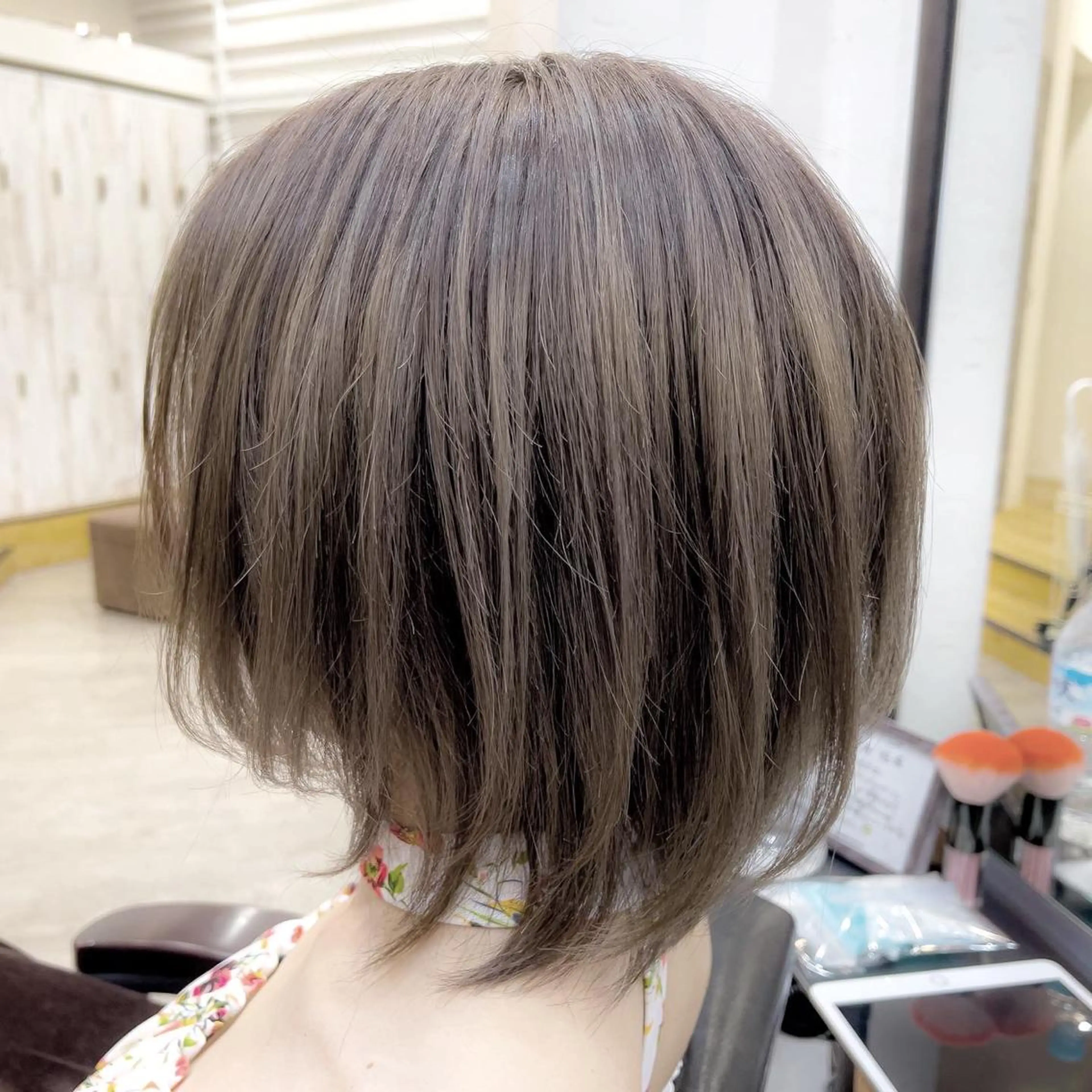 ショート カラー OAK溝の口 𖠋SHINYAのヘアスタイル