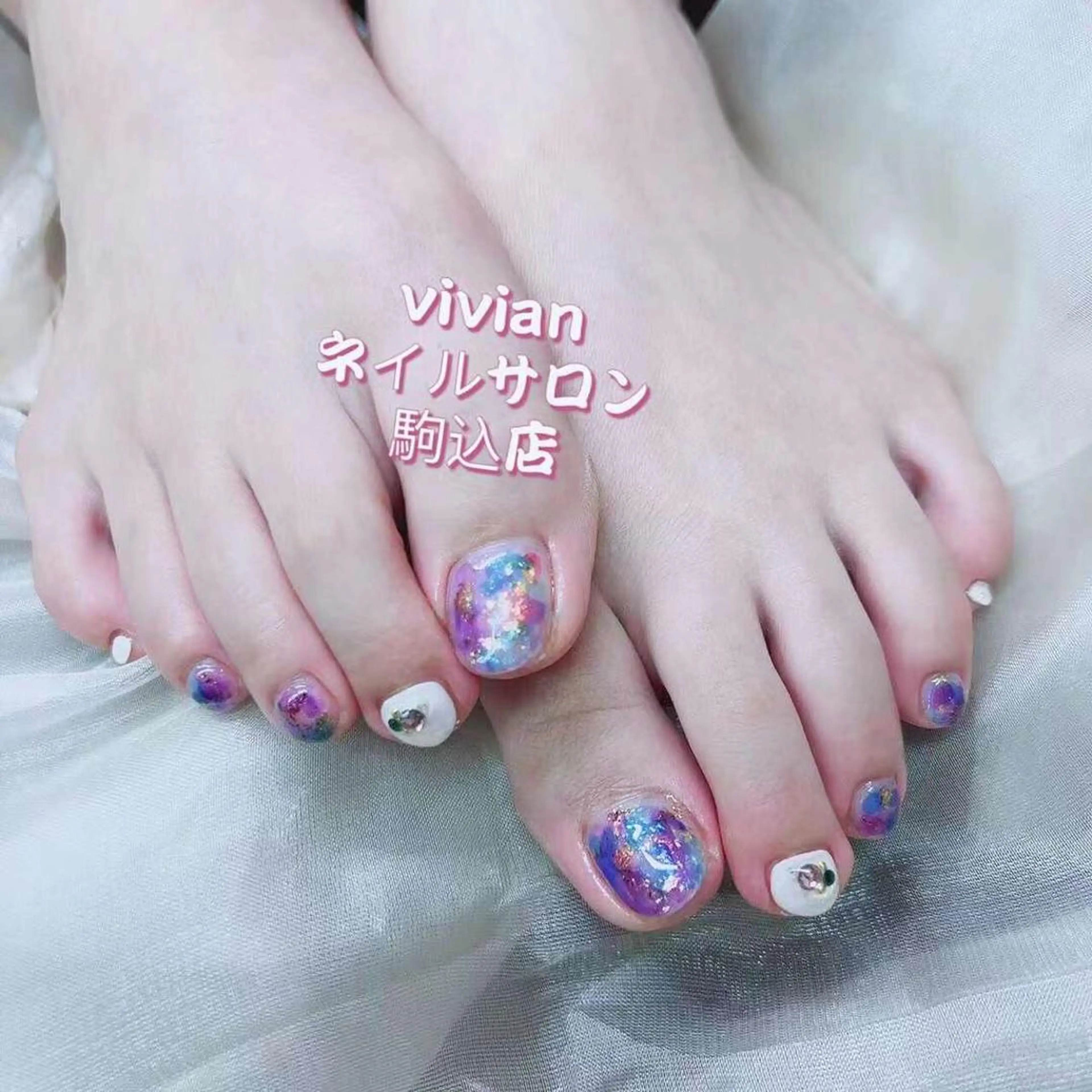 ネイル フットネイル リ サのネイルデザイン