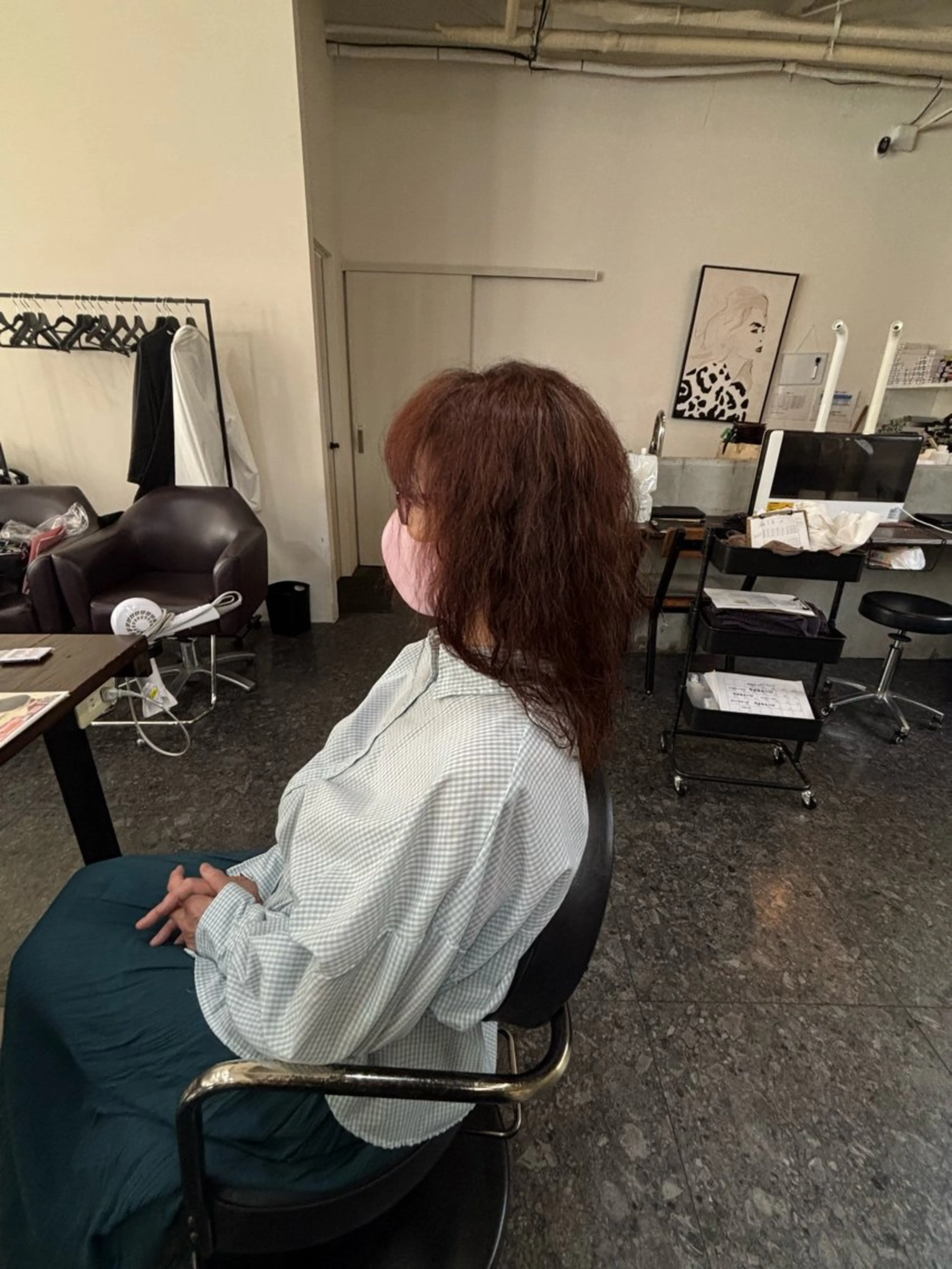 ロング パーマ ロング 松尾 大聖のヘアスタイル